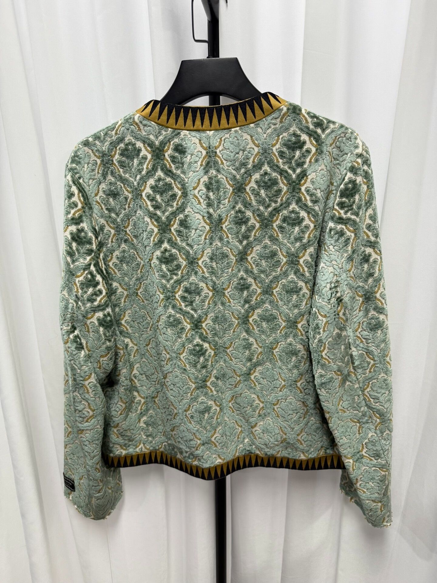 Comme des Garcons velvety jacquard jacket with zigzag detailing Size US M / EU 48-50 / 2 - 5 Thumbnail