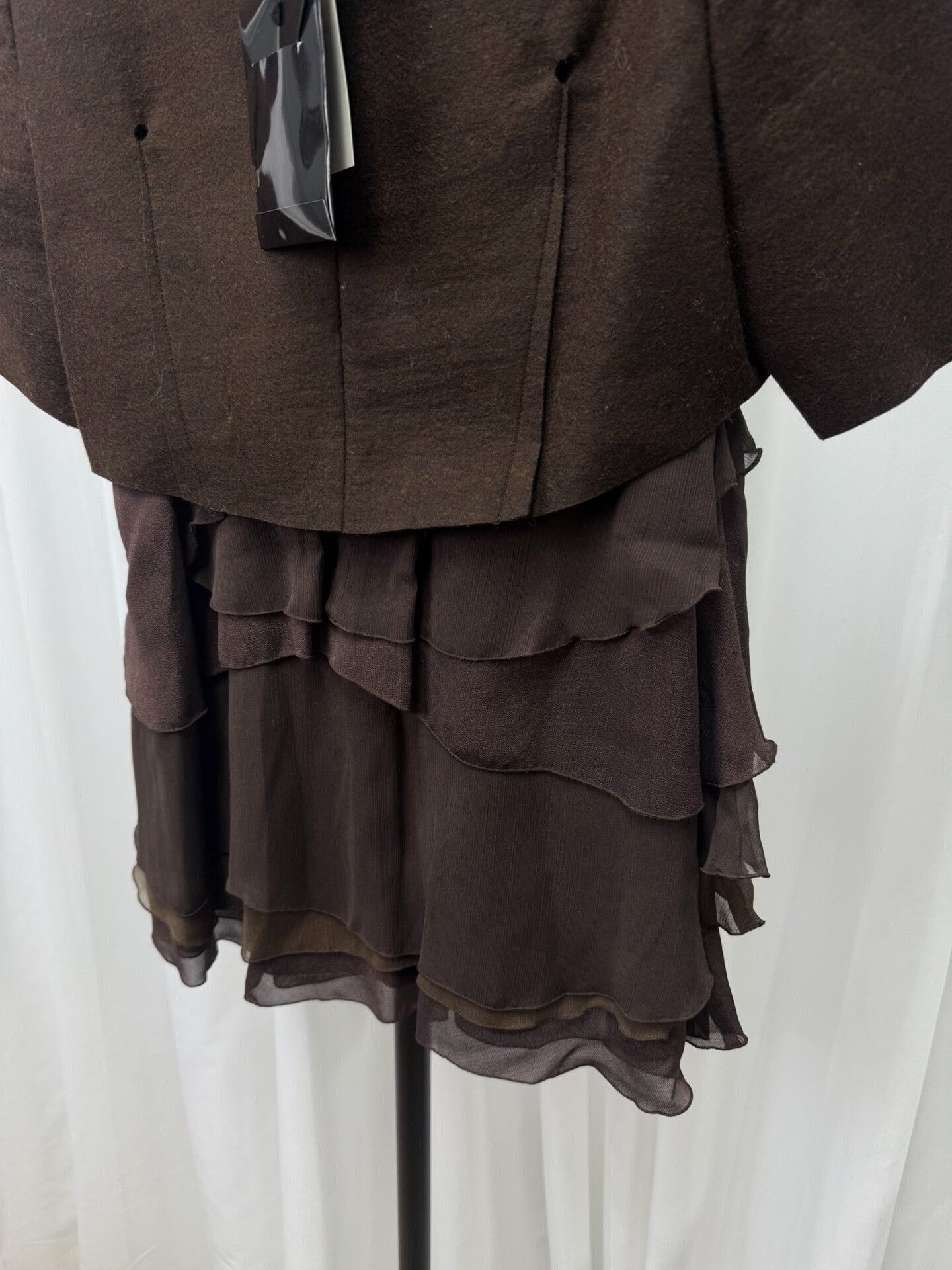 Comme des Garcons UNDERCOVER Multilayer Top in Rich Brown Size US S / EU 44-46 / 1 - 3 Thumbnail