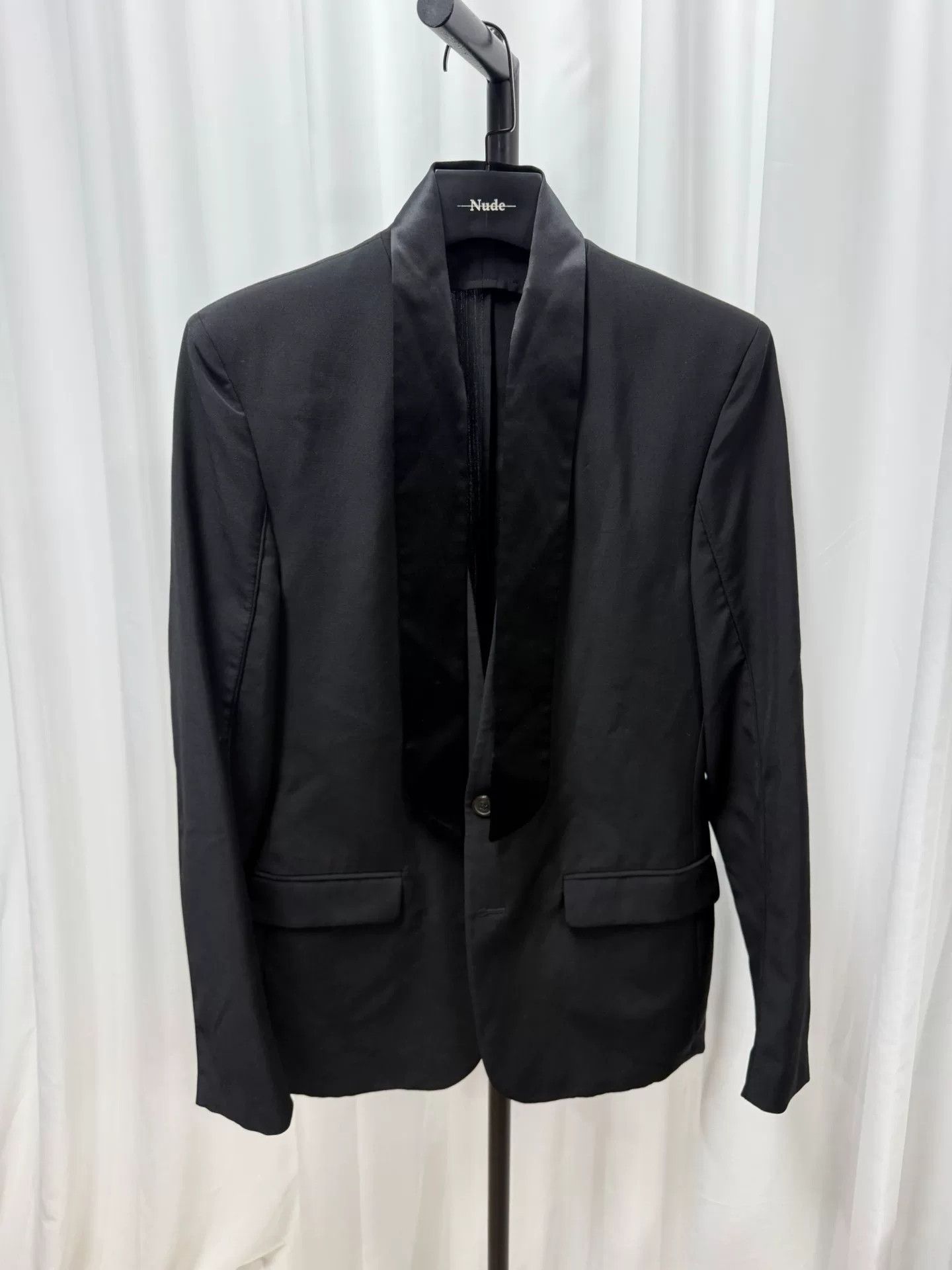 Maison Margiela maison margiela black slim-fit blazer Size US M / EU 48-50 / 2 - 2 Thumbnail
