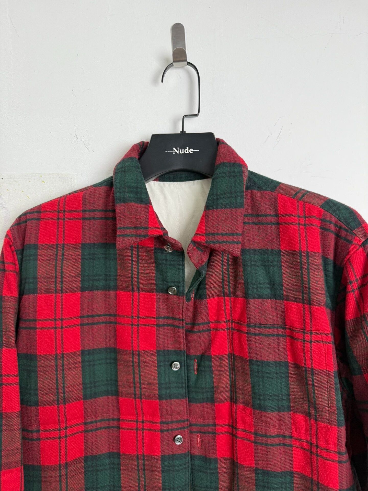 Comme des Garcons plaid flannel jacket with red and green colors Size US M / EU 48-50 / 2 - 3 Thumbnail