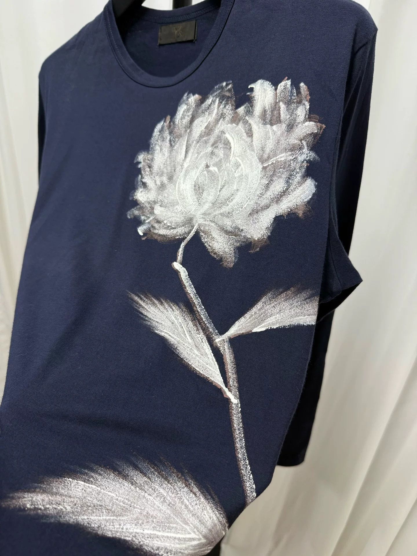 Yohji Yamamoto yohji yamamoto men's painted flower long sleeve shirt Size US M / EU 48-50 / 2 - 3 Thumbnail