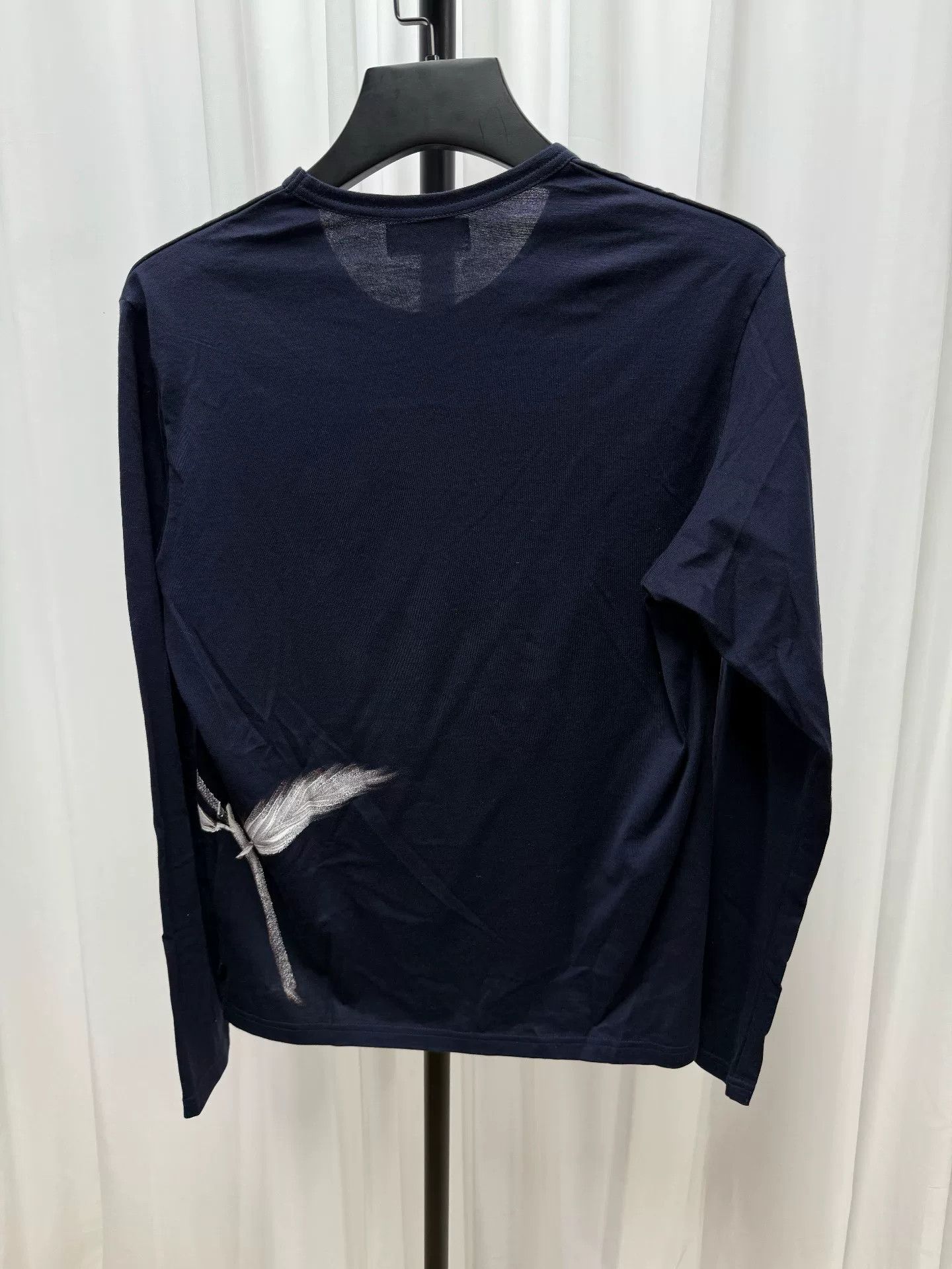 Yohji Yamamoto yohji yamamoto men's painted flower long sleeve shirt Size US M / EU 48-50 / 2 - 8 Thumbnail