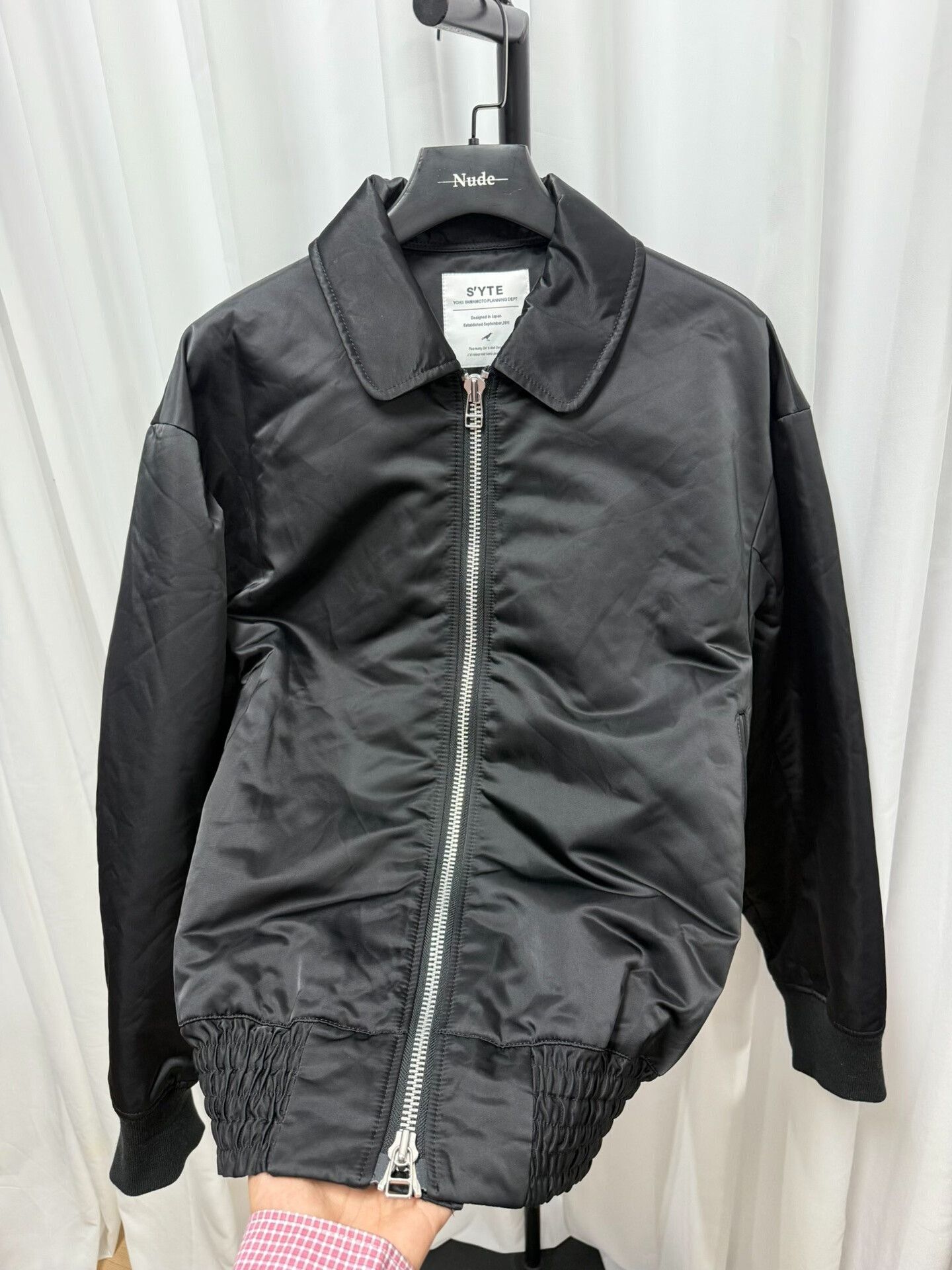Yohji Yamamoto black silk blend jacket by yohji yamamoto Size US M / EU 48-50 / 2 - 3 Thumbnail