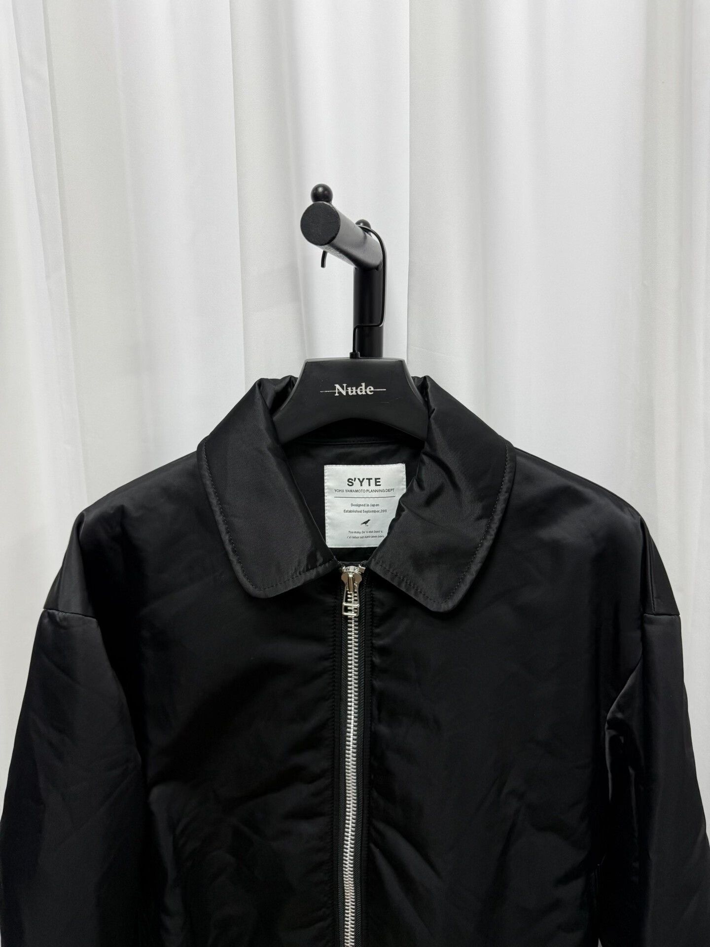 Yohji Yamamoto black silk blend jacket by yohji yamamoto Size US M / EU 48-50 / 2 - 4 Thumbnail