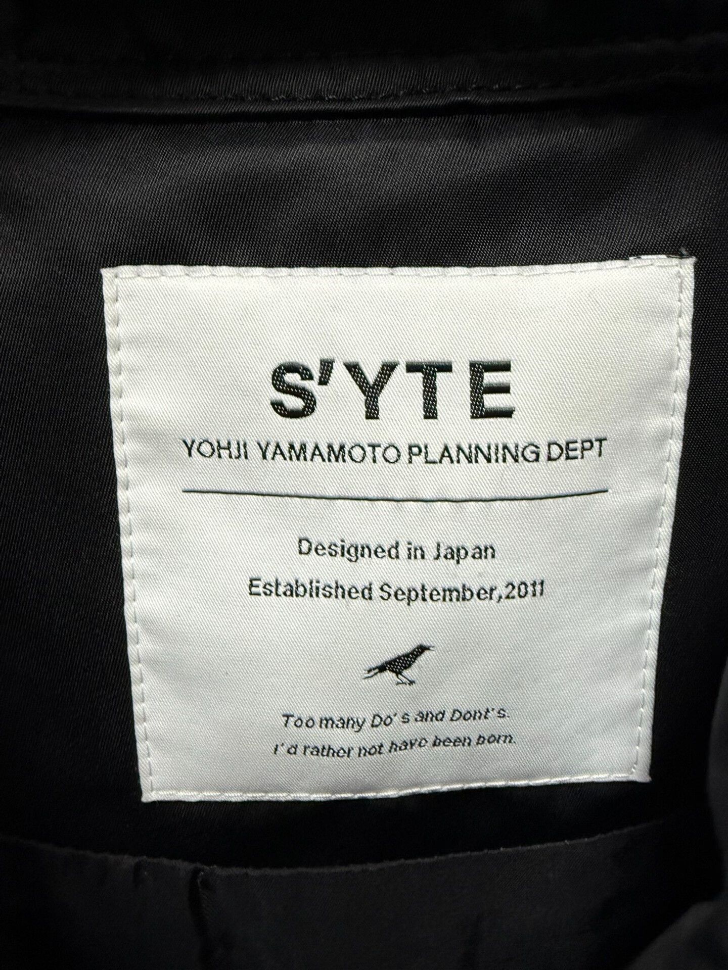 Yohji Yamamoto black silk blend jacket by yohji yamamoto Size US M / EU 48-50 / 2 - 7 Thumbnail
