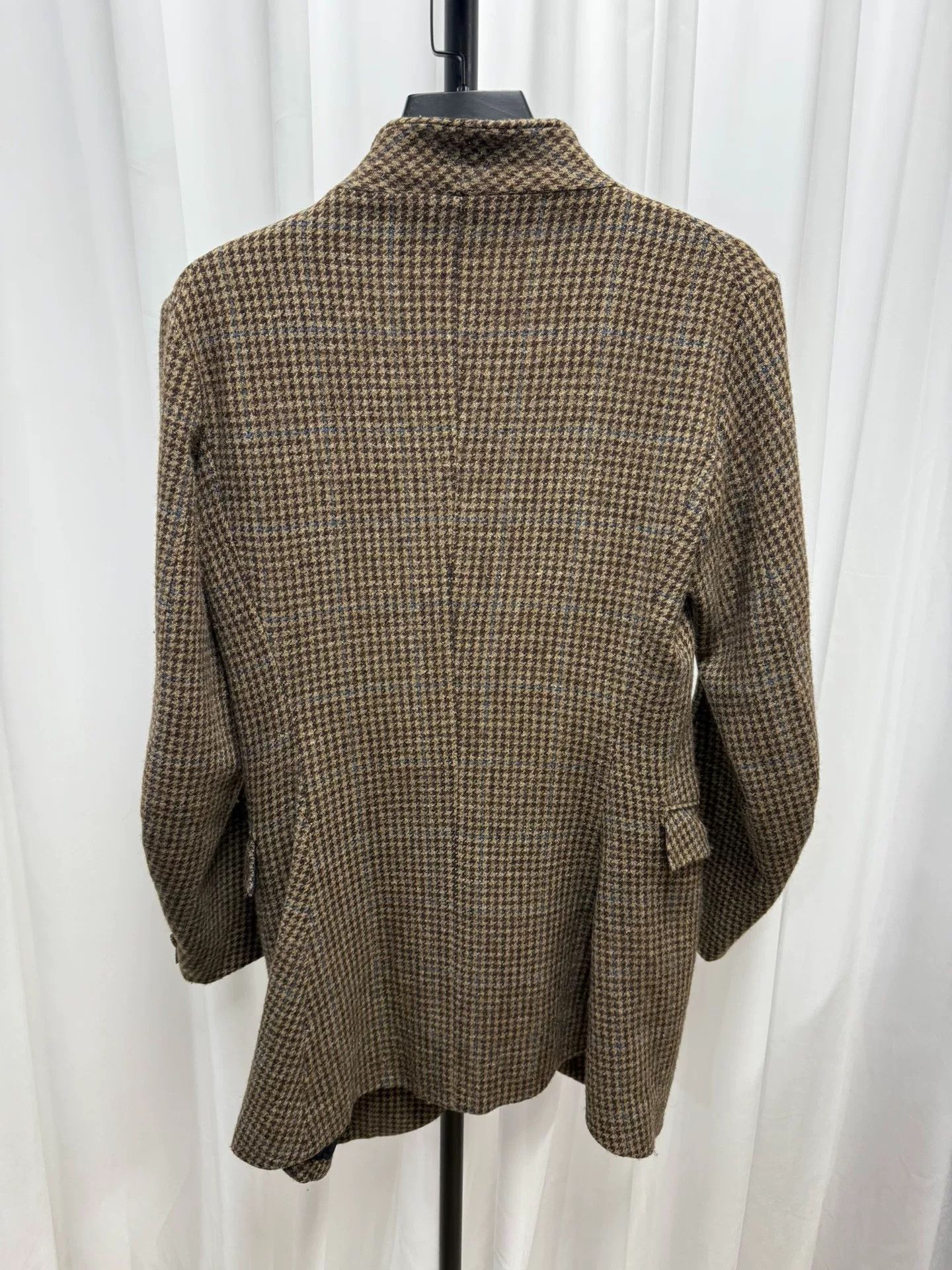 Comme des Garcons houndstooth wool fitted jacket with brooches Size US S / EU 44-46 / 1 - 5 Thumbnail