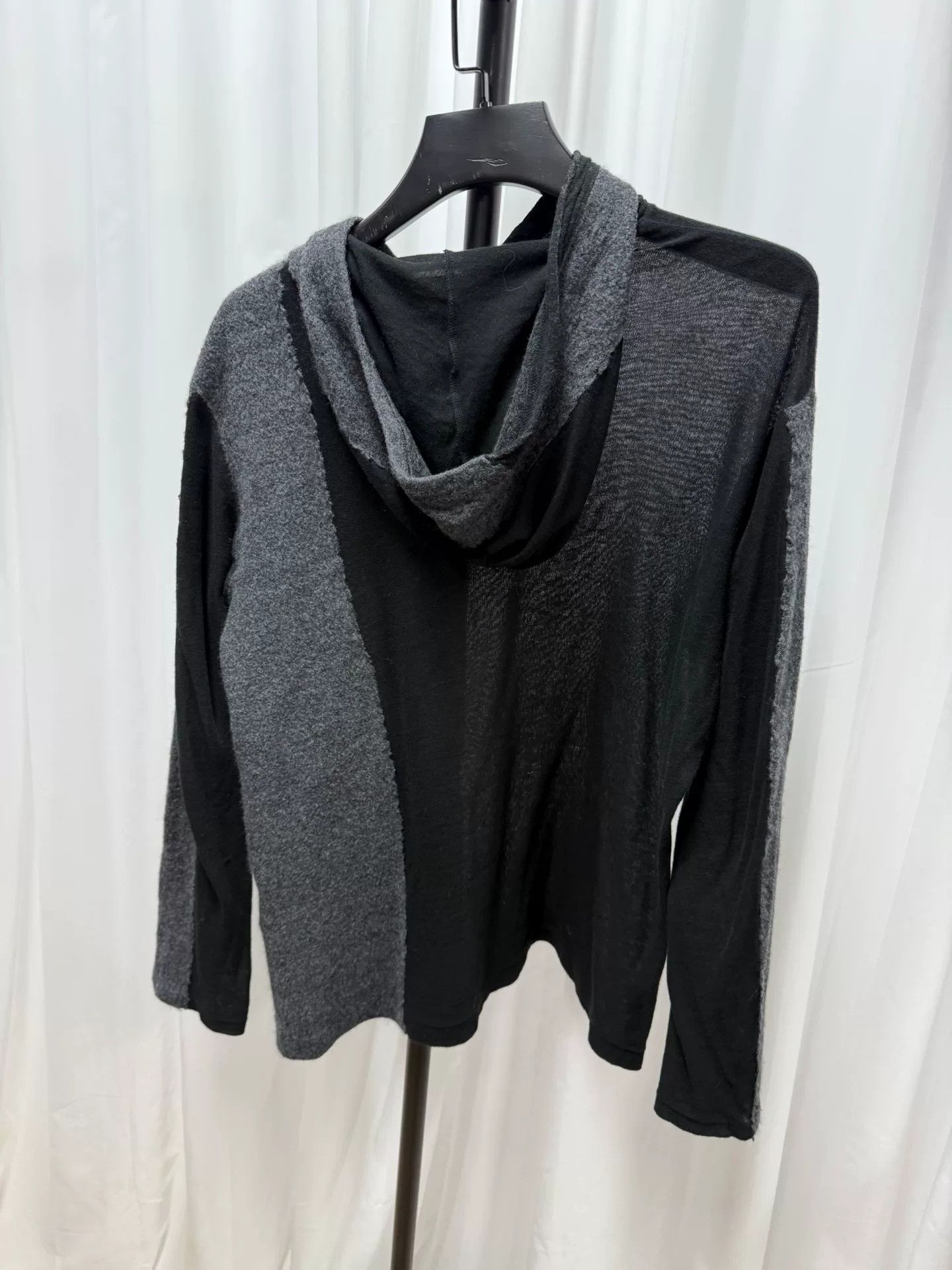 Yohji Yamamoto yohji yamamoto pour homme patchwork wool sweatshirt Size US L / EU 52-54 / 3 - 6 Thumbnail