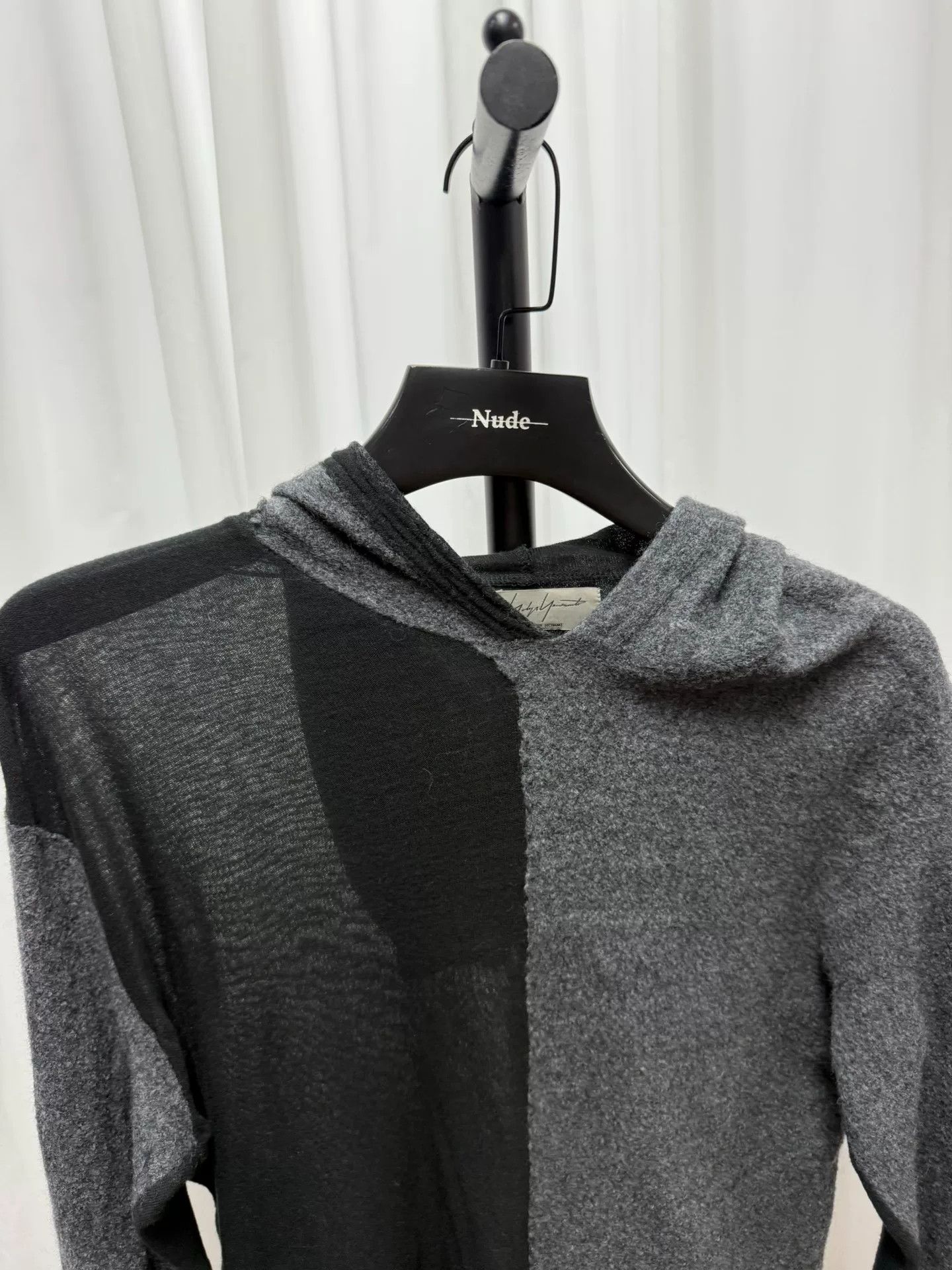 Yohji Yamamoto yohji yamamoto pour homme patchwork wool sweatshirt Size US L / EU 52-54 / 3 - 4 Thumbnail