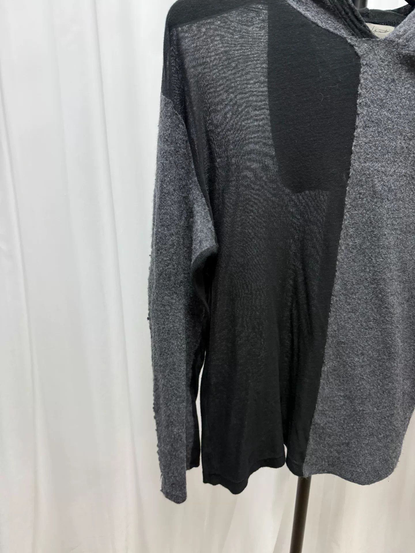 Yohji Yamamoto yohji yamamoto pour homme patchwork wool sweatshirt Size US L / EU 52-54 / 3 - 3 Thumbnail
