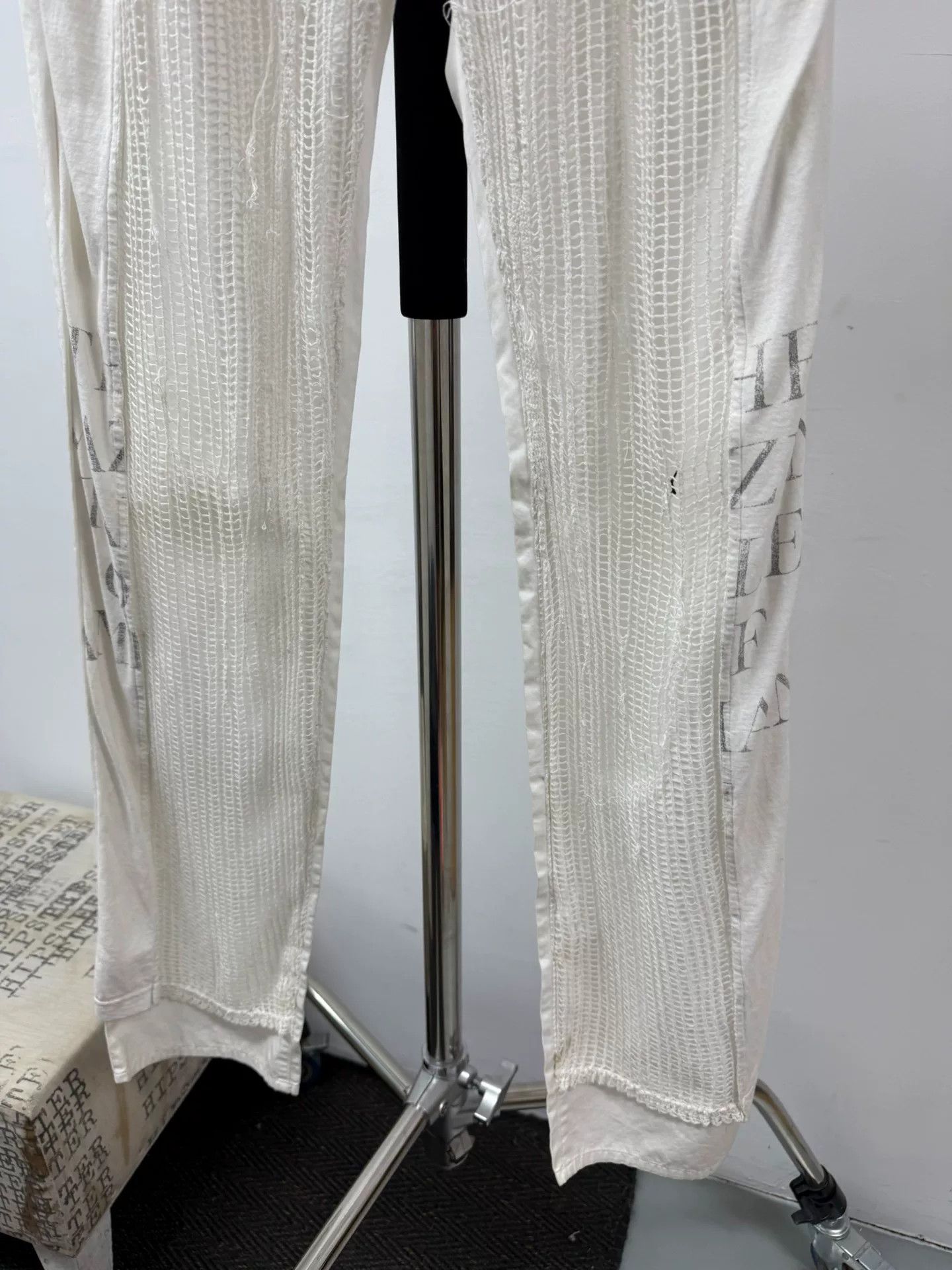 Comme des Garcons Undercover Grid Pattern Long Pants Size 3 Size 23" - 3 Thumbnail