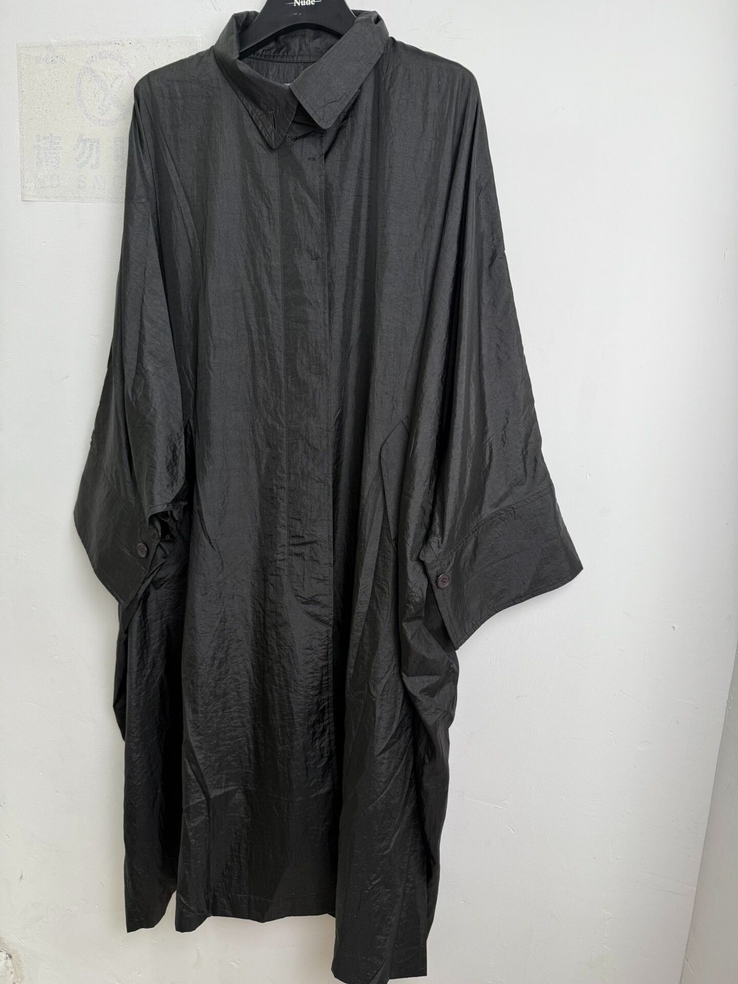 Issey Miyake issey miyake 80s oversized black coat Size US M / EU 48-50 / 2 - 5 Thumbnail