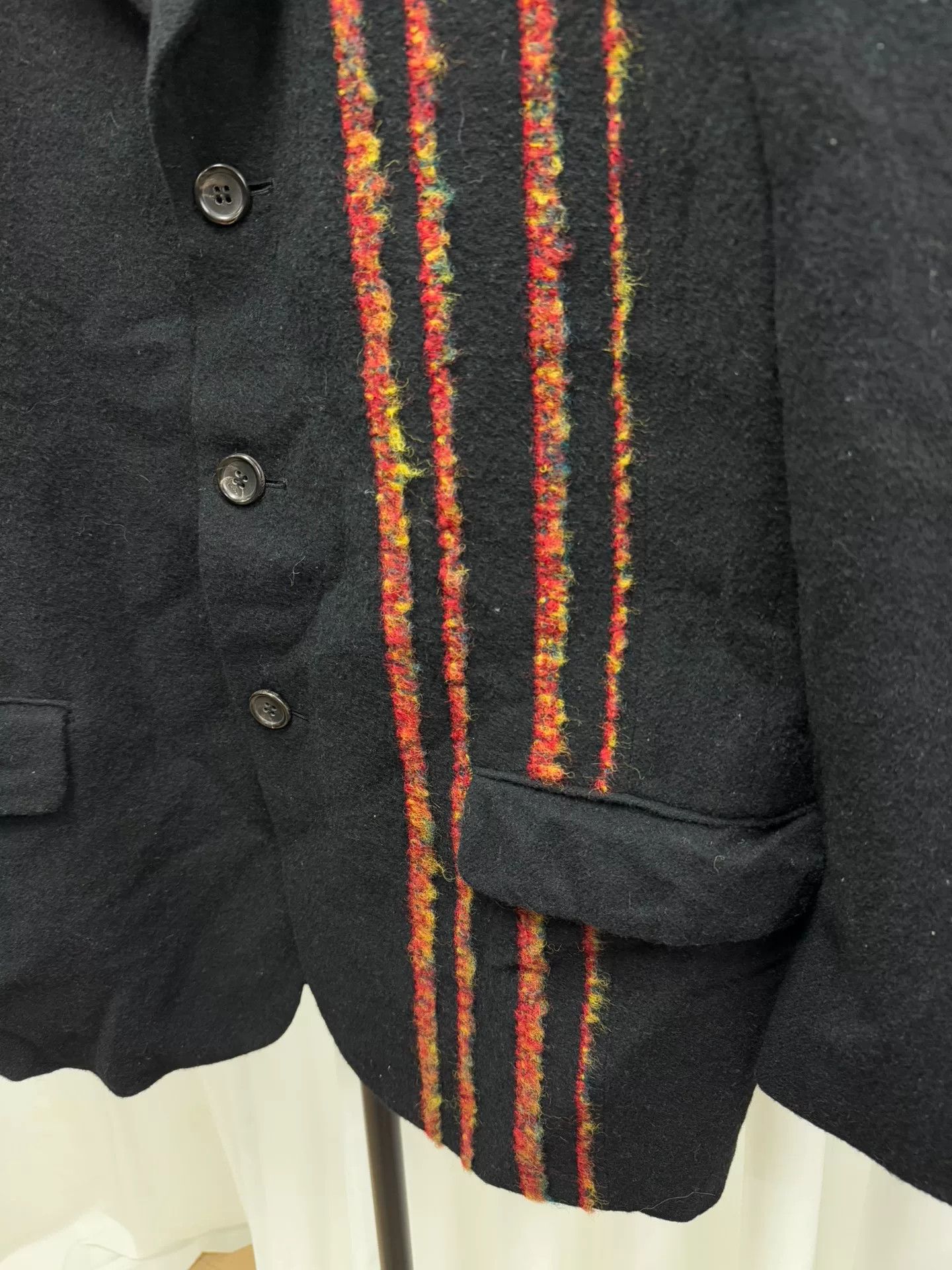 Yohji Yamamoto yohji yamamoto men's LQMEN jacket with stripes Size US L / EU 52-54 / 3 - 4 Thumbnail