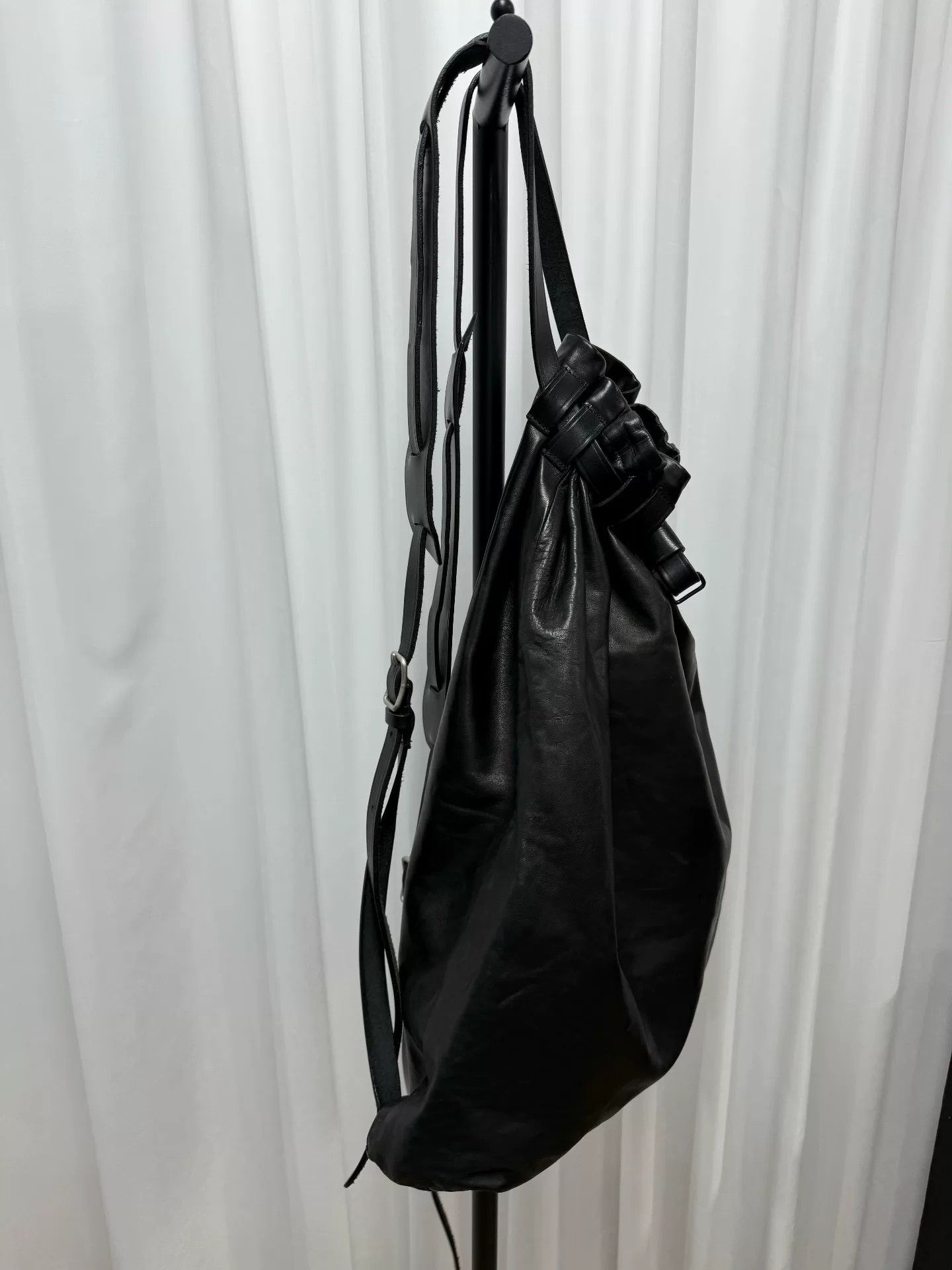 Yohji Yamamoto yohji yamamoto leather backpack for men Size ONE SIZE - 6 Thumbnail