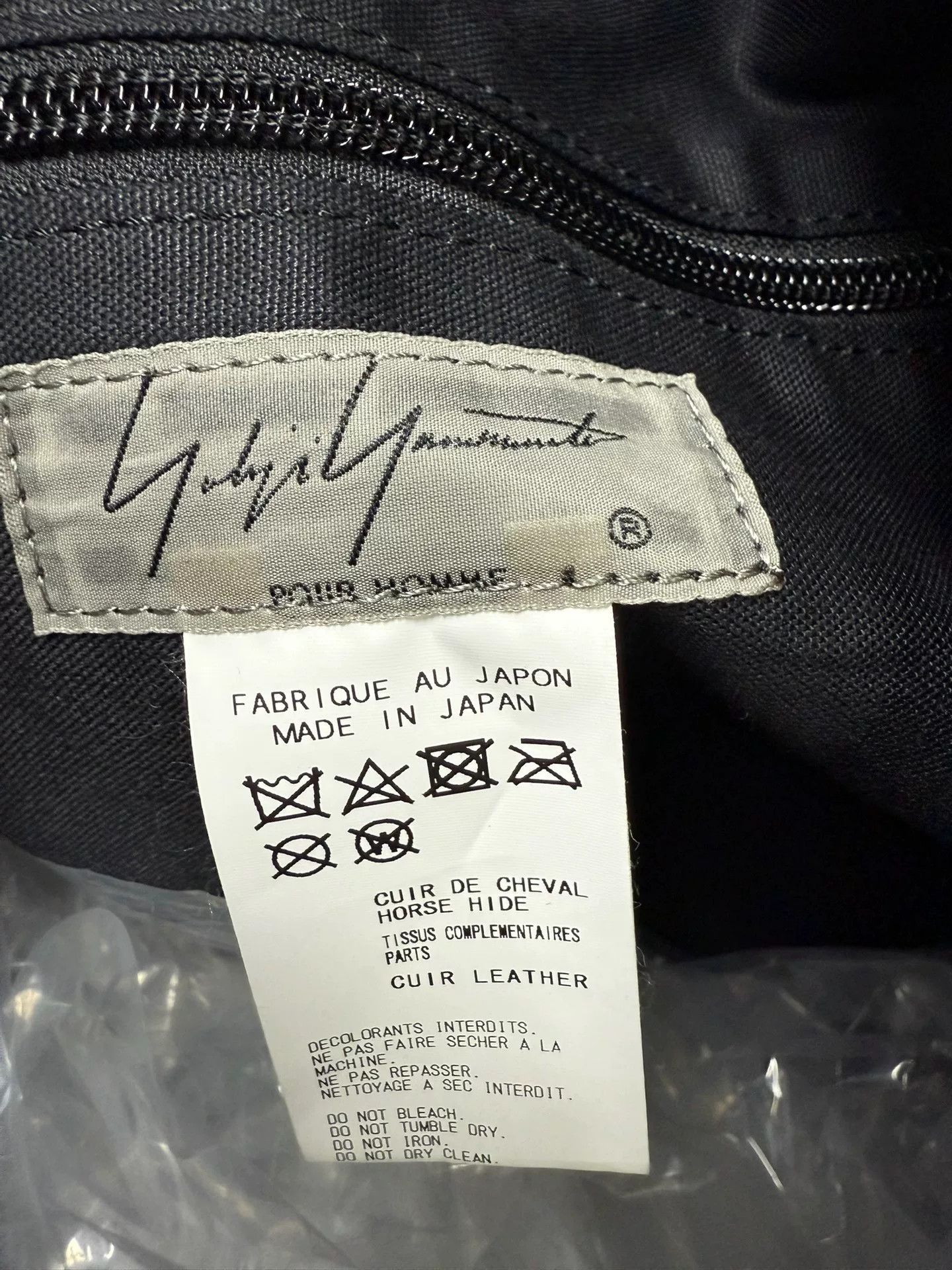 Yohji Yamamoto yohji yamamoto leather backpack for men Size ONE SIZE - 7 Thumbnail