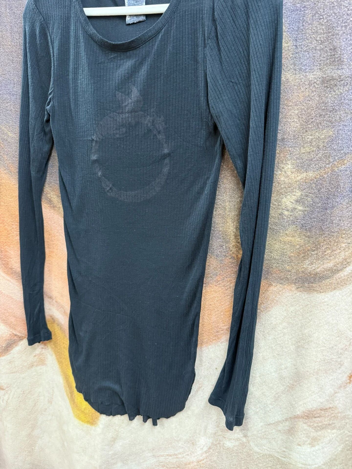 Ann Demeulemeester long sleeve fitted black top Size US S / EU 44-46 / 1 - 2 Thumbnail