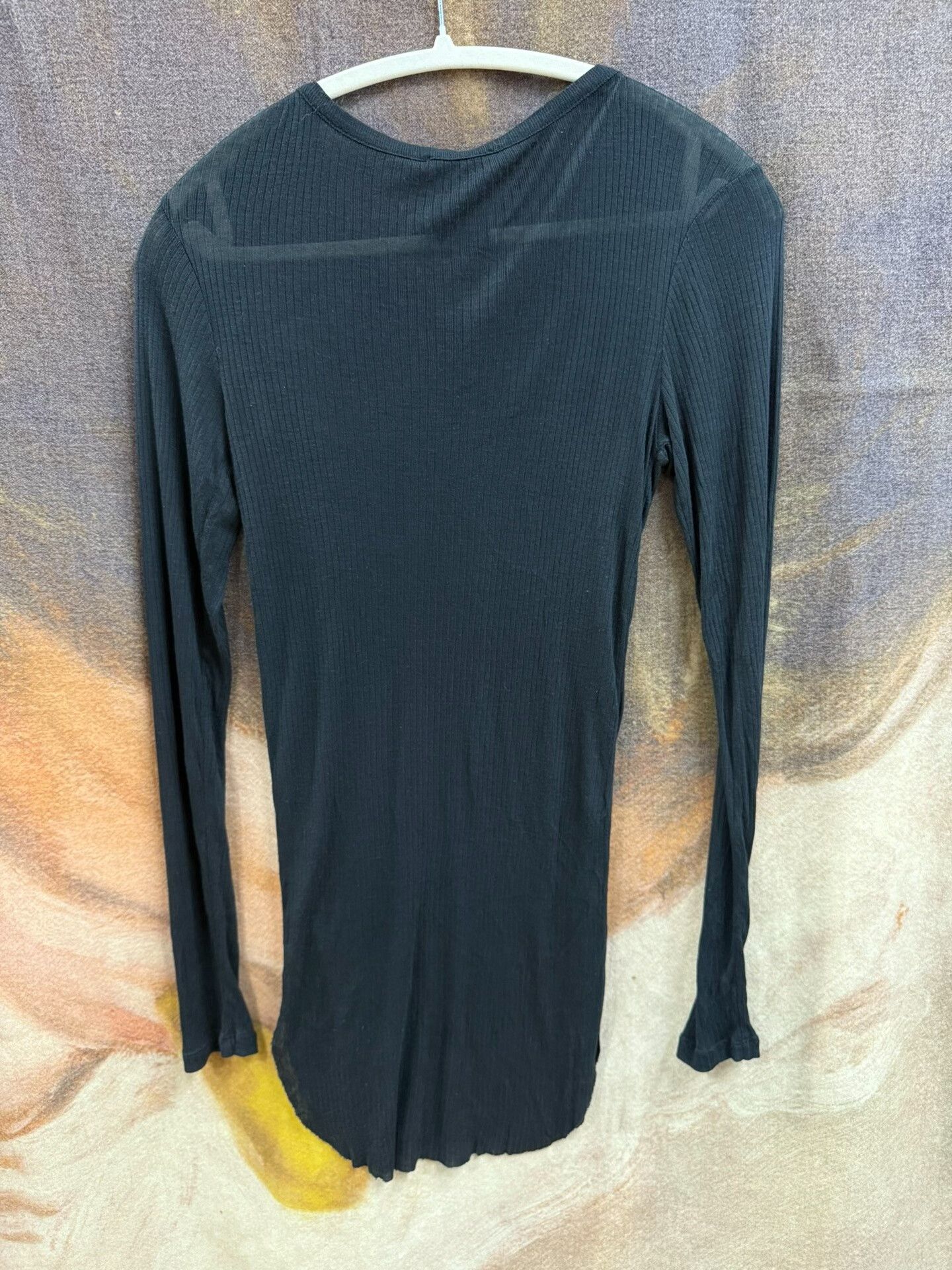 Ann Demeulemeester long sleeve fitted black top Size US S / EU 44-46 / 1 - 5 Thumbnail