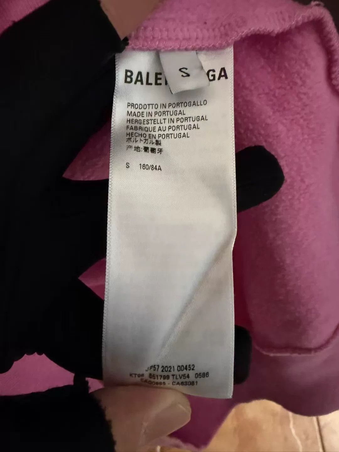 Balenciaga balenciaga pink logo hoodie size S Size S / US 4 / IT 40 - 4 Thumbnail