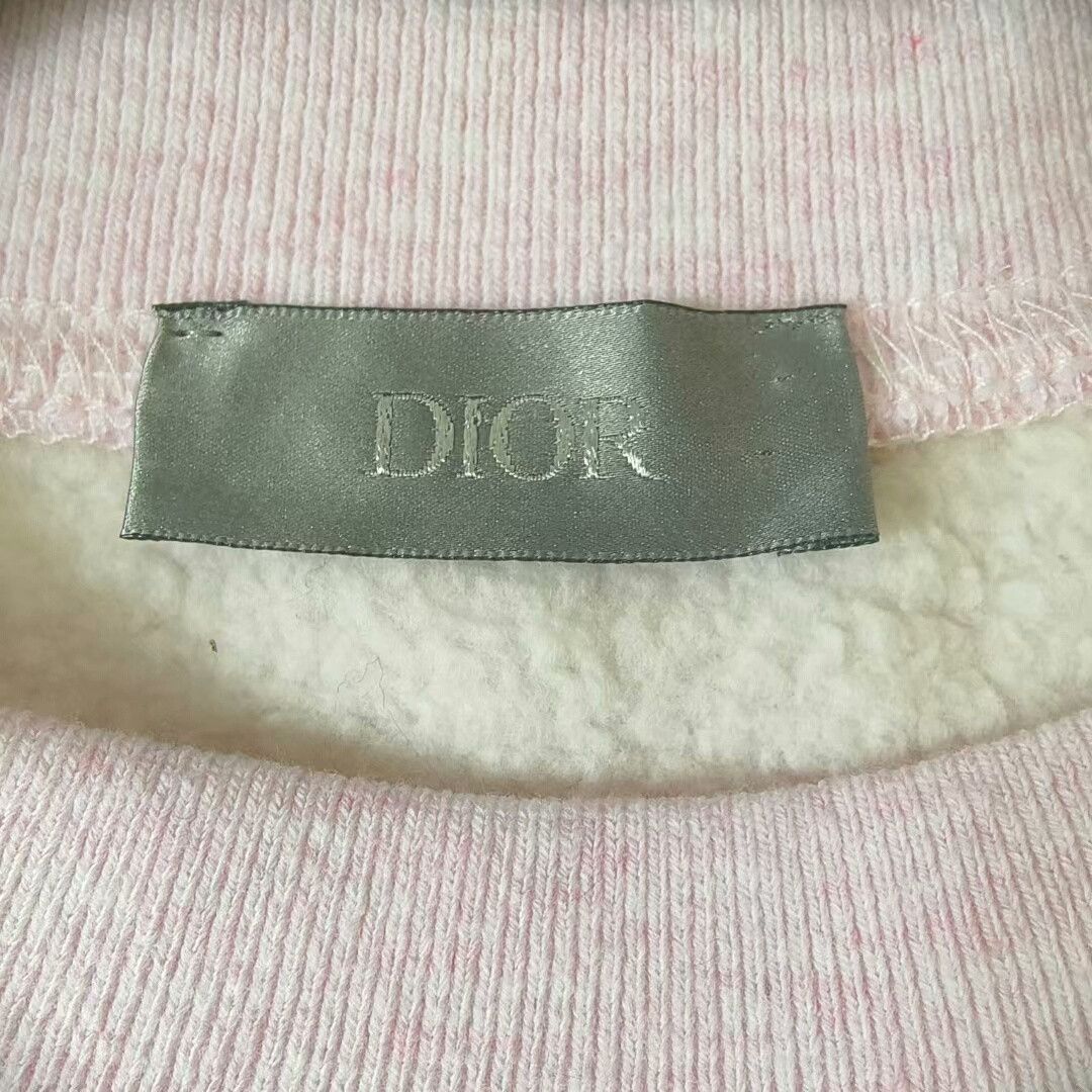 Dior Dior Logo Pink Embroidered Sweatshirt for Men Size US M / EU 48-50 / 2 - 3 Thumbnail