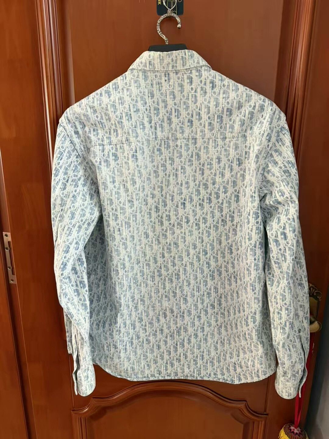 Dior dior blue and white logo shirt Size US L / EU 52-54 / 3 - 3 Thumbnail