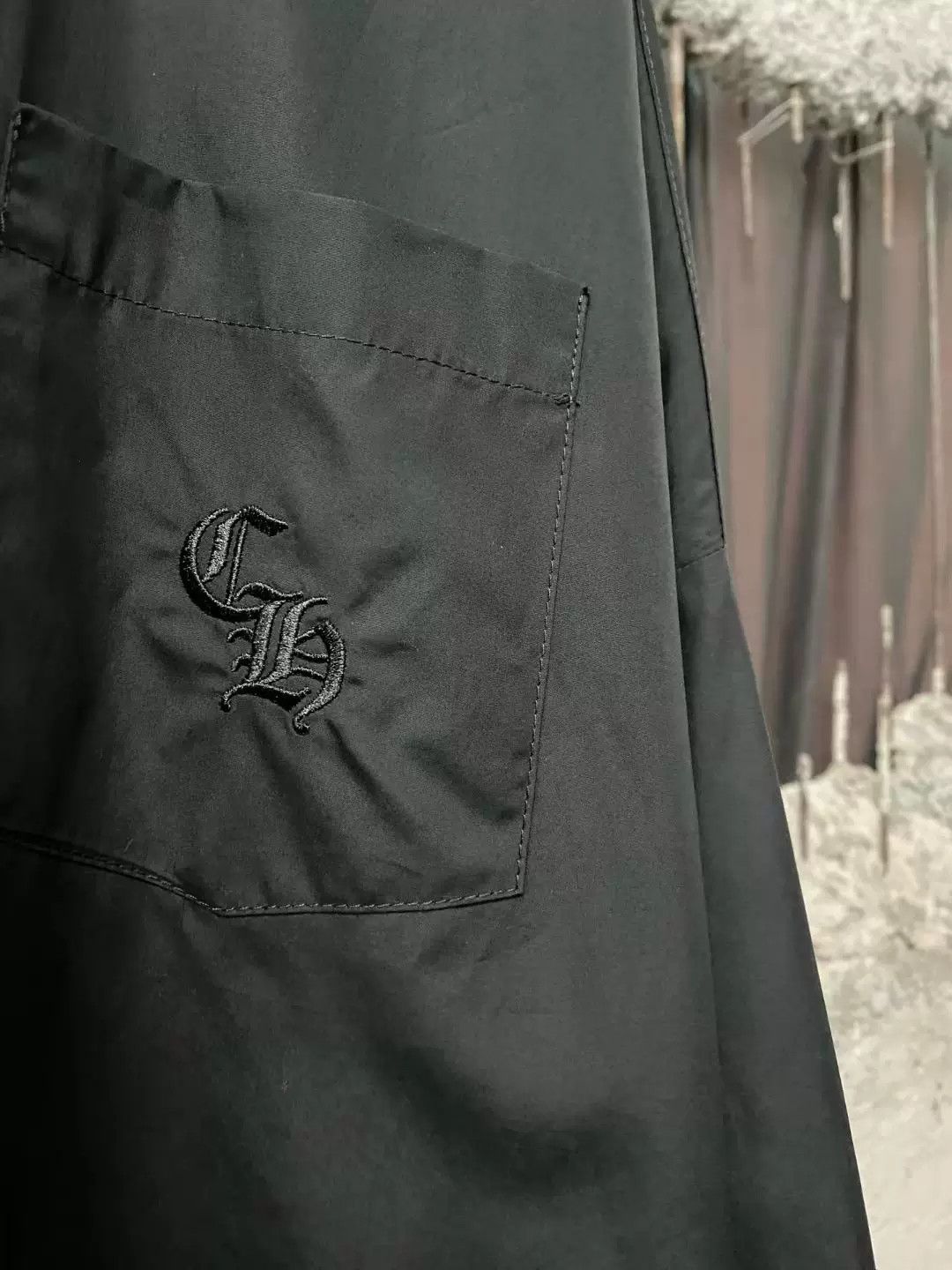 Chrome Hearts chrome hearts black pocket embroidered shirt Size US S / EU 44-46 / 1 - 4 Thumbnail