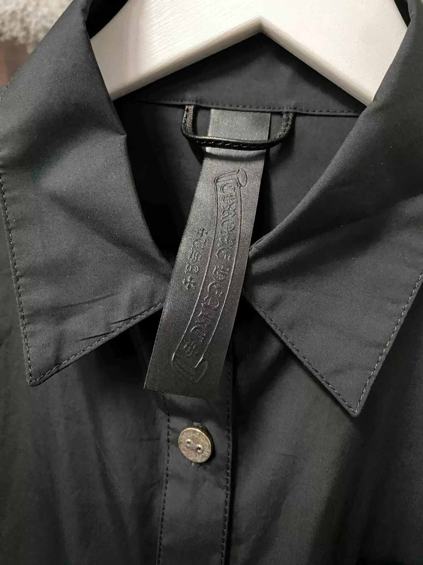Chrome Hearts chrome hearts black pocket embroidered shirt Size US S / EU 44-46 / 1 - 3 Thumbnail