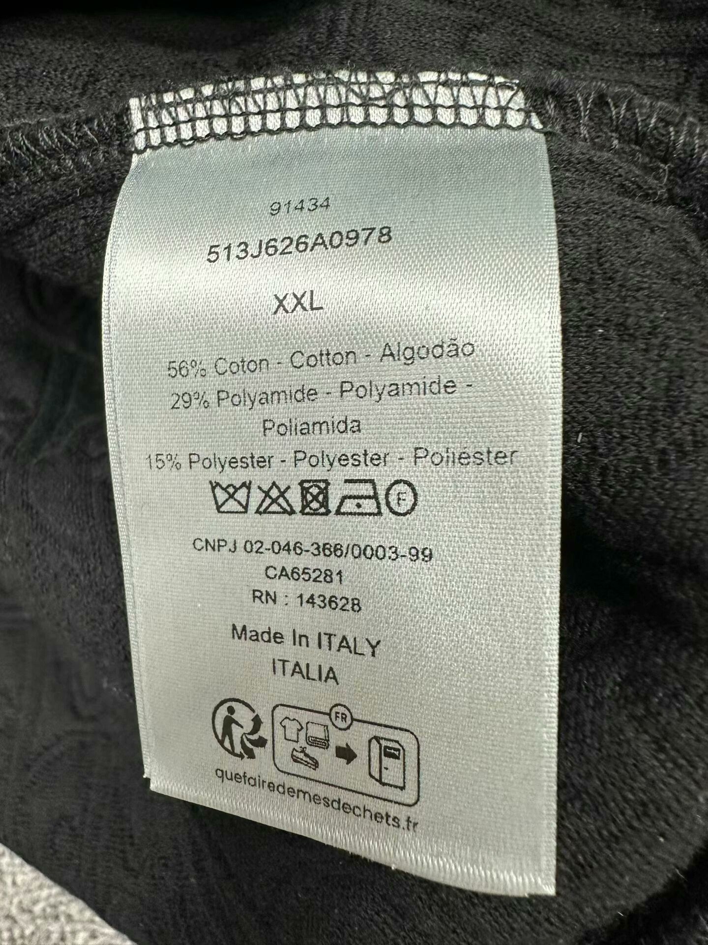 Dior dior embossed logo sweatshirt in black Size US XXL / EU 58 / 5 - 4 Thumbnail