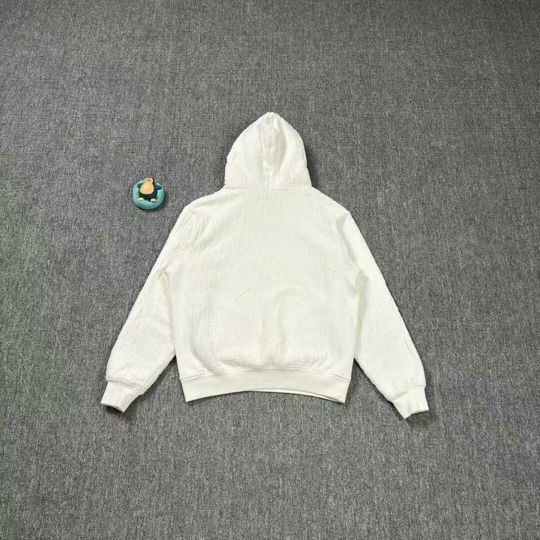 Dior white hooded sweatshirt with towel print Size US M / EU 48-50 / 2 - 2 Thumbnail
