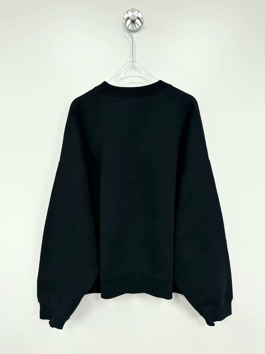 Gucci gucci black embroidered logo long sleeve sweatshirt Size US M / EU 48-50 / 2 - 2 Thumbnail