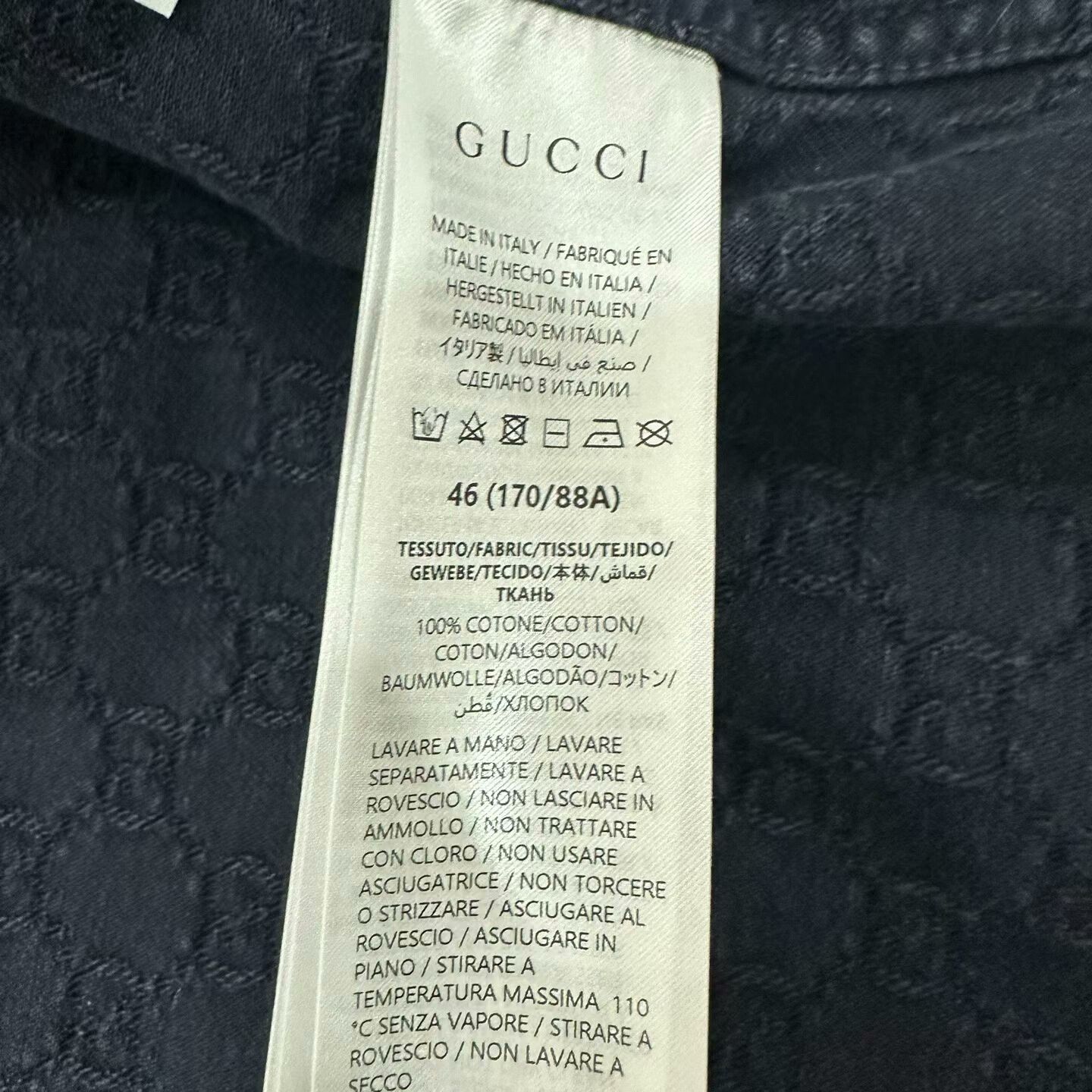 Gucci gucci double g denim jacket with gradient print Size US L / EU 52-54 / 3 - 4 Thumbnail