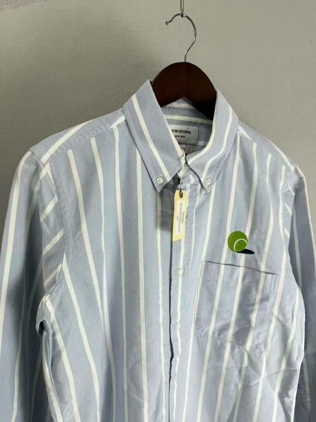 Thom Browne thom browne striped tennis embroidered shirt Size US M / EU 48-50 / 2 - 2 Thumbnail