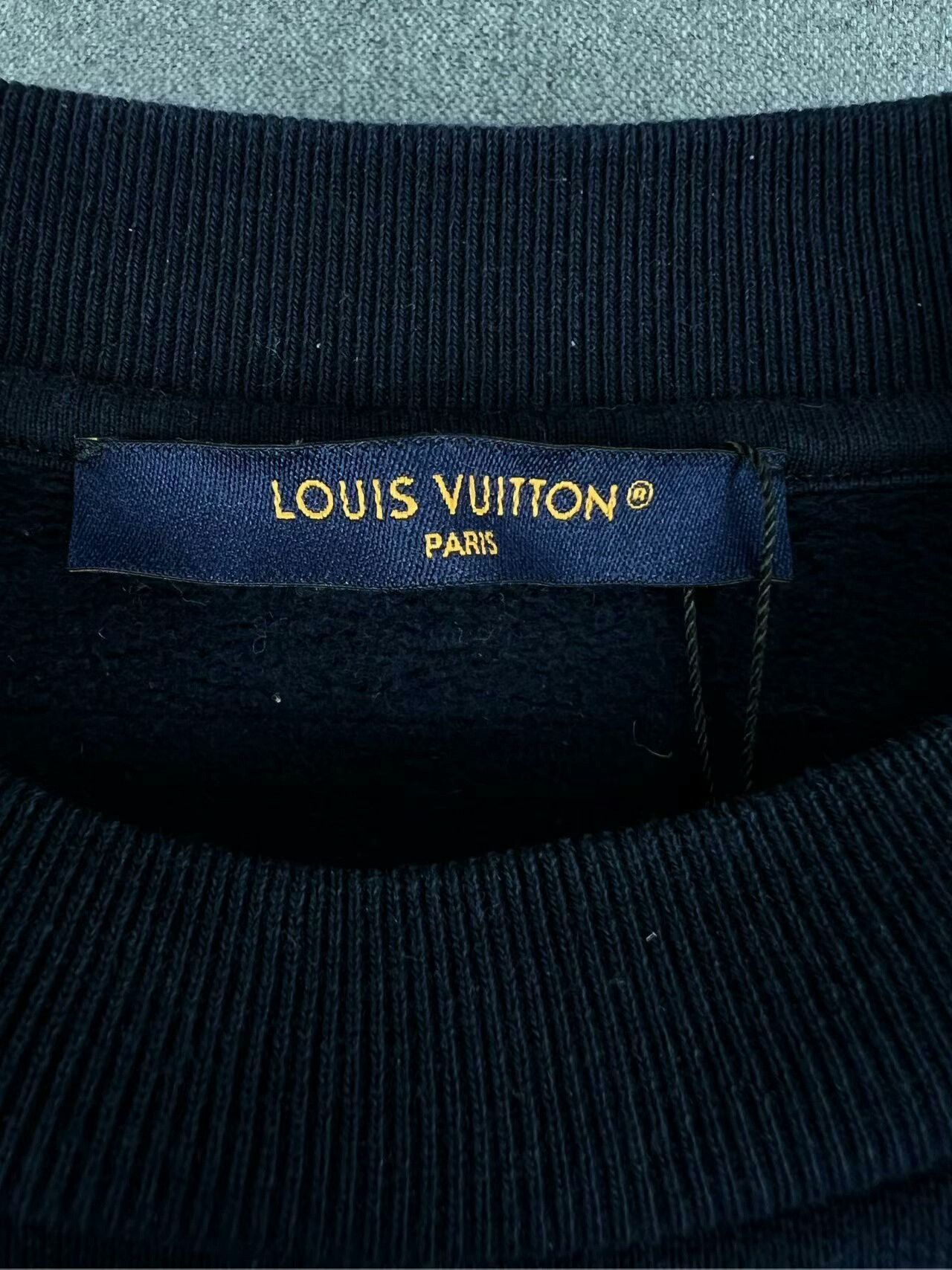 Louis Vuitton louis vuitton plush logo sweatshirt in blue Size US M / EU 48-50 / 2 - 4 Thumbnail
