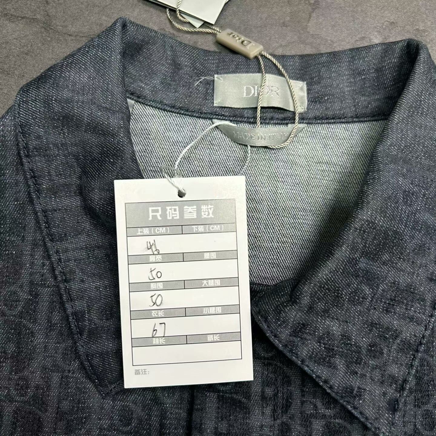 Dior black logo denim shirt by dior Size US L / EU 52-54 / 3 - 5 Thumbnail