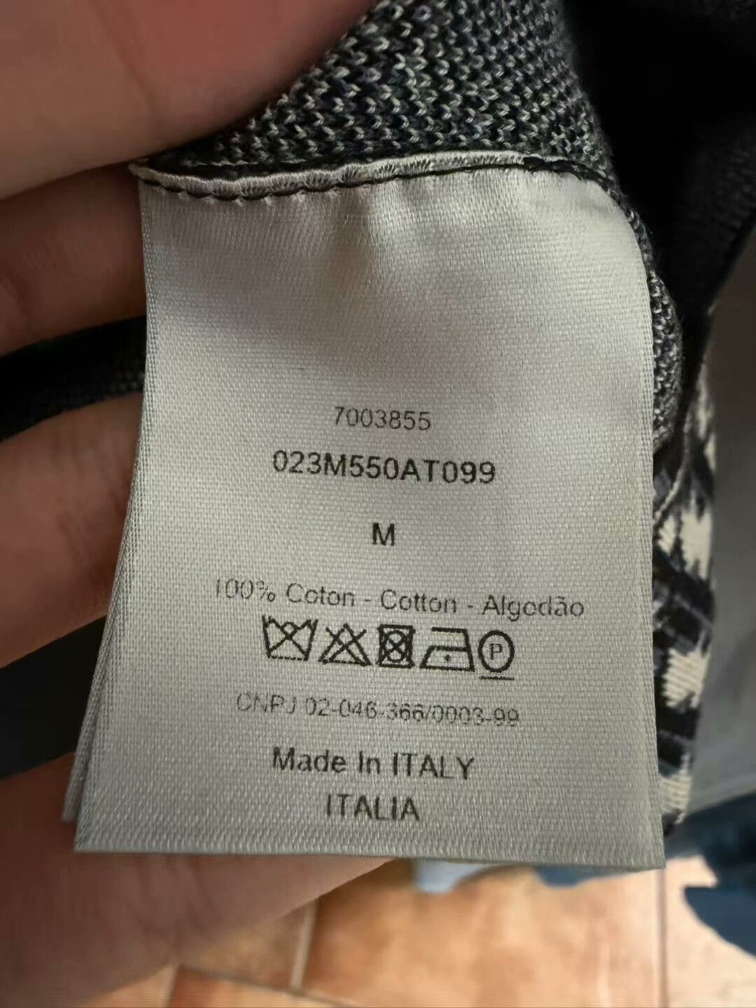 Dior dior logo long sleeve shirt M size Size US M / EU 48-50 / 2 - 4 Thumbnail