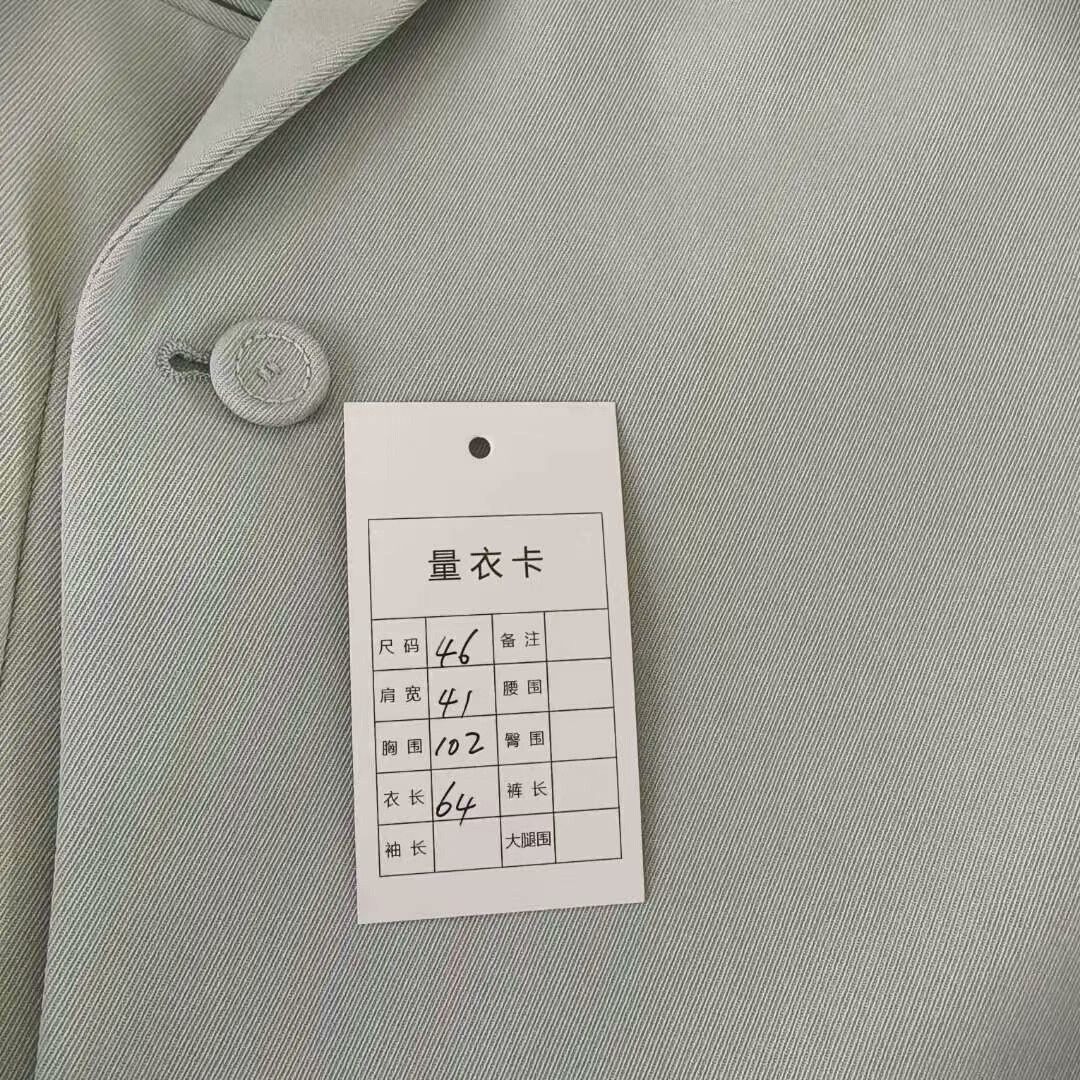 Dior Dior Qblique Mint Wool Suit Jacket for Men Size US M / EU 48-50 / 2 - 5 Thumbnail