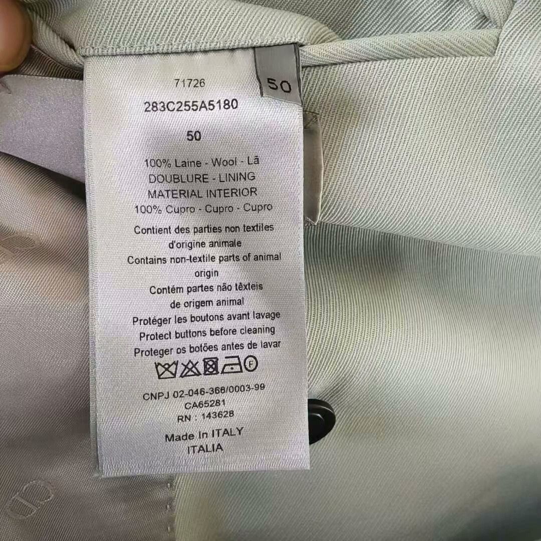 Dior Dior Qblique Mint Wool Suit Jacket for Men Size US M / EU 48-50 / 2 - 4 Thumbnail