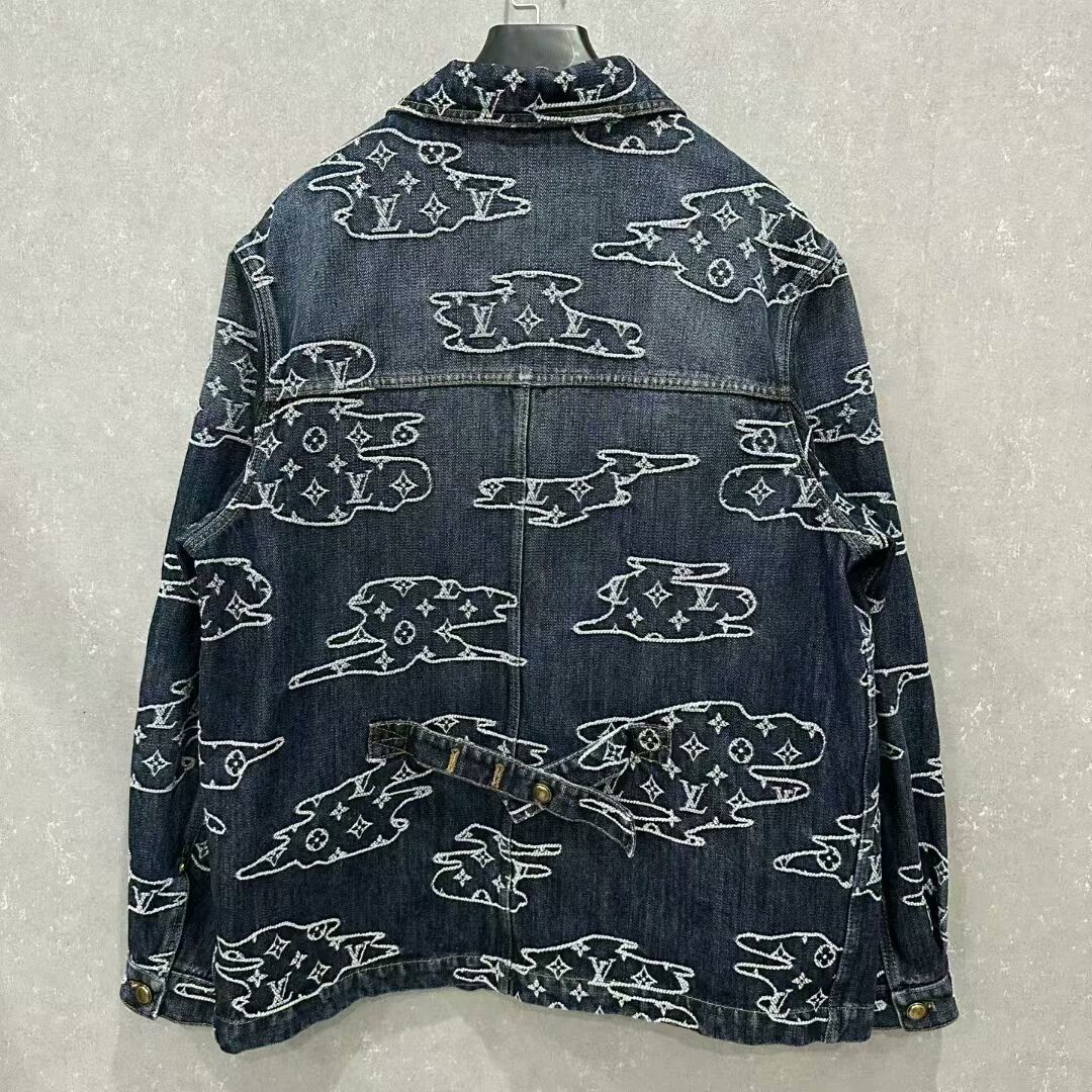 Louis Vuitton louis vuitton nigo cloud denim jacket Size US L / EU 52-54 / 3 - 2 Thumbnail