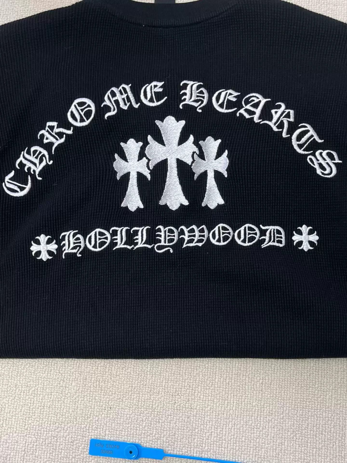 Chrome Hearts chrome hearts black embroidered henley long sleeve Size US XS / EU 42 / 0 - 2 Thumbnail