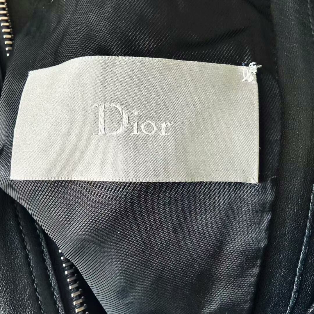Dior dior homme leather biker jacket size 50 Size US L / EU 52-54 / 3 - 4 Thumbnail
