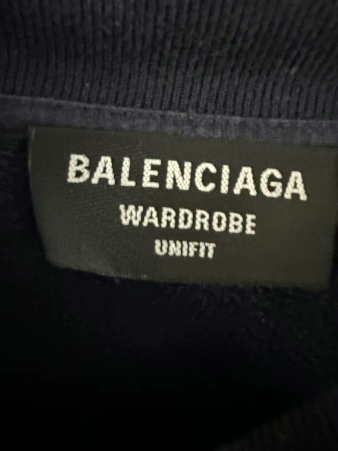 balenciaga embroidered logo sweatshirt size S