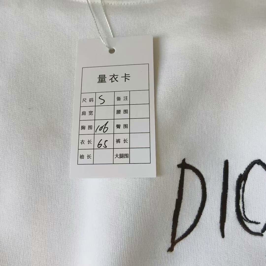 Dior dior embroidered logo sweatshirt in cream Size S / US 4 / IT 40 - 5 Thumbnail