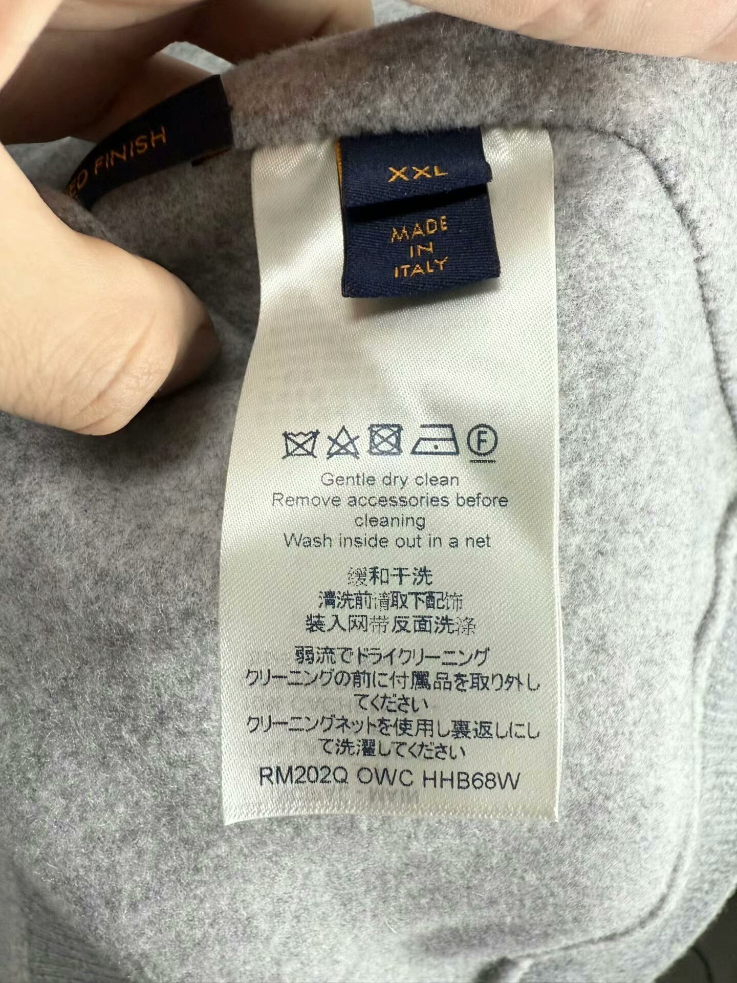Louis Vuitton louis vuitton gray cashmere hoodie XXL Size US XXL / EU 58 / 5 - 4 Thumbnail
