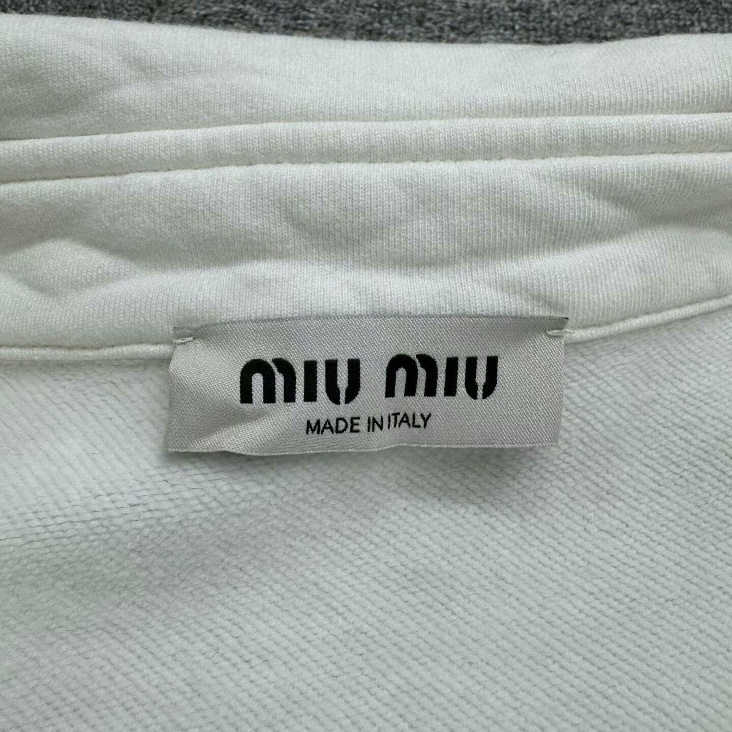 Miu Miu miu miu embroidered collar sweatshirt Size M / US 6-8 / IT 42-44 - 2 Thumbnail