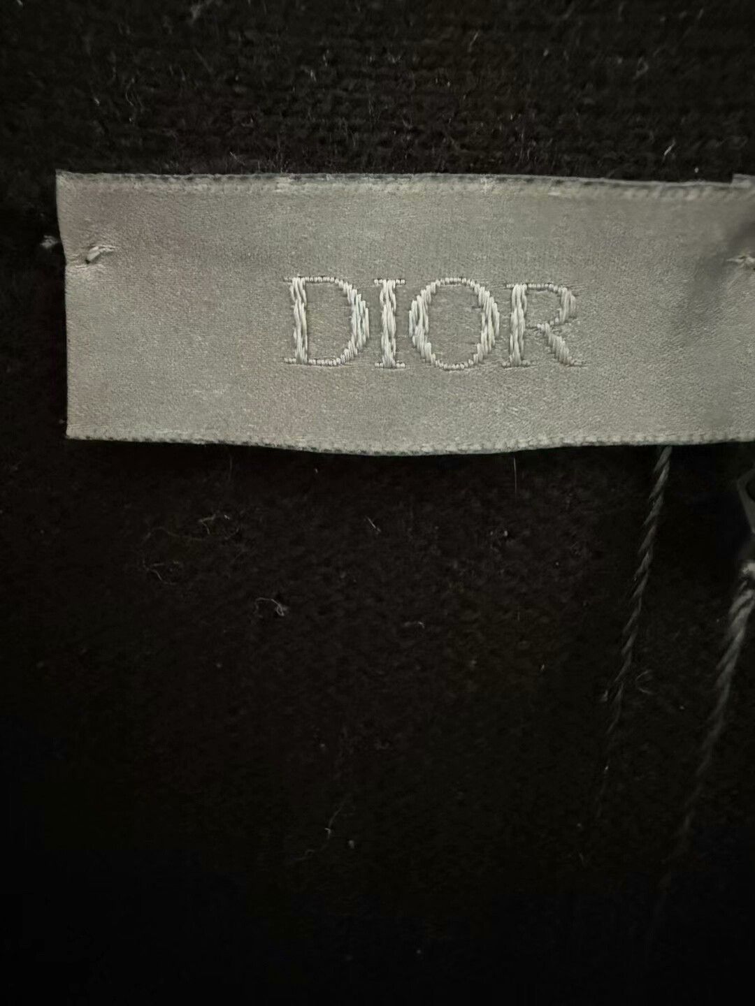 Dior dior black logo cashmere cardigan size large Size US L / EU 52-54 / 3 - 2 Thumbnail