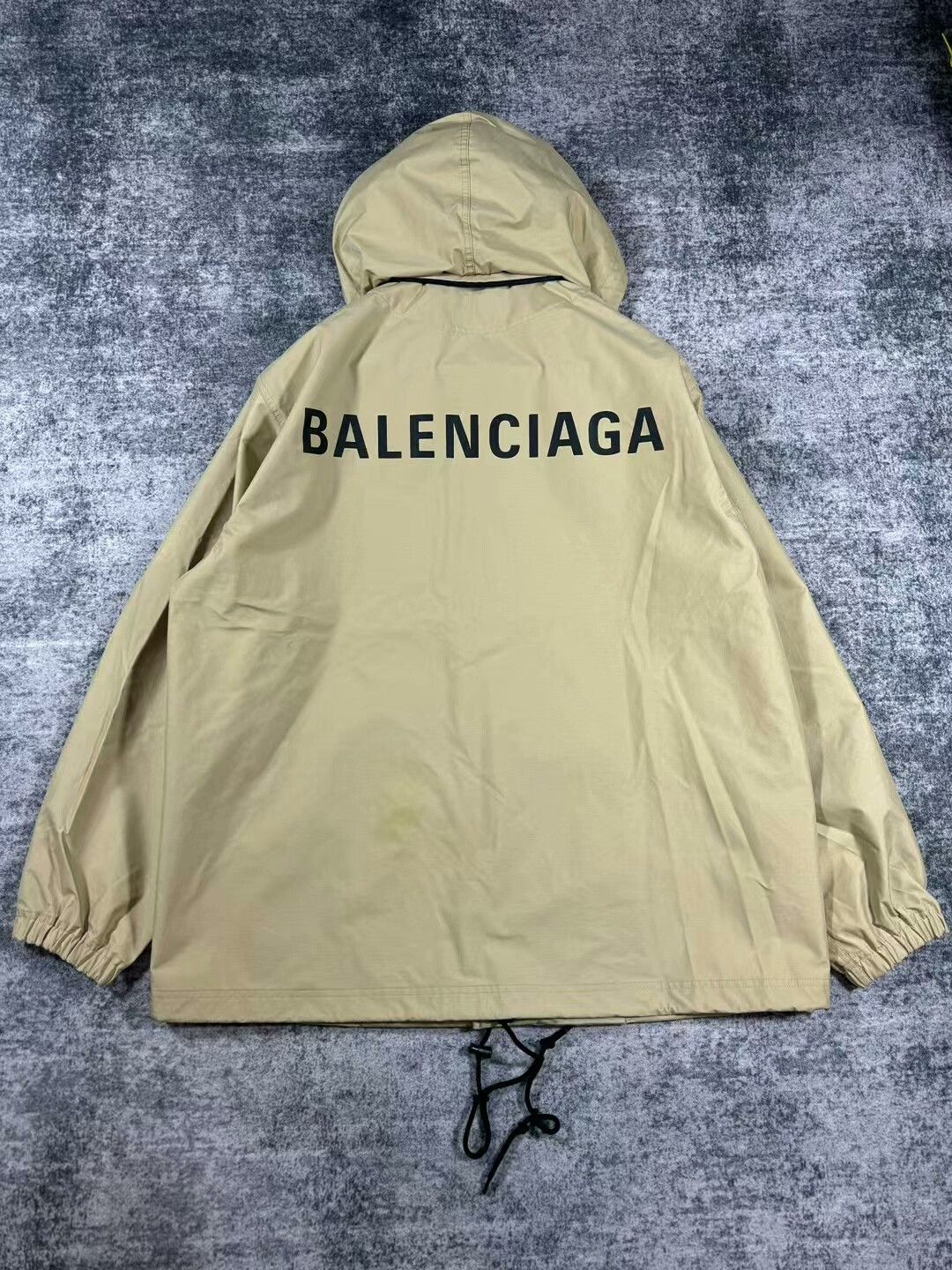 Balenciaga balenciaga khaki logo hooded jacket Size US XS / EU 42 / 0 - 2 Thumbnail