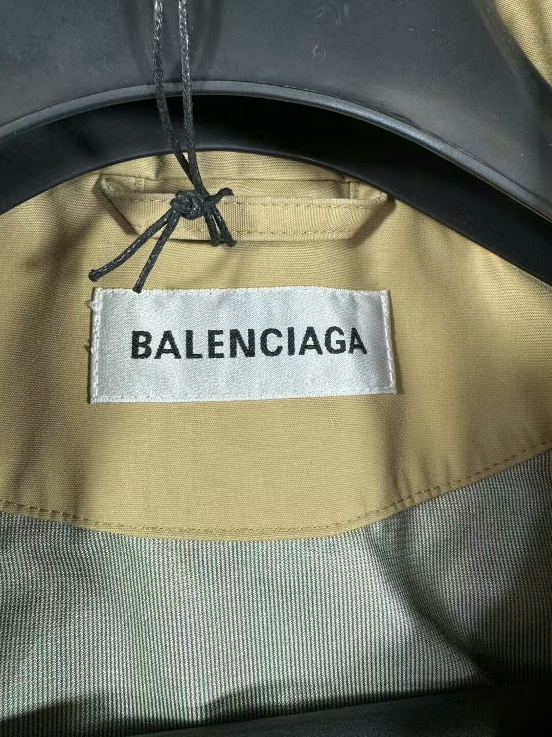 Balenciaga balenciaga khaki logo hooded jacket Size US XS / EU 42 / 0 - 4 Thumbnail