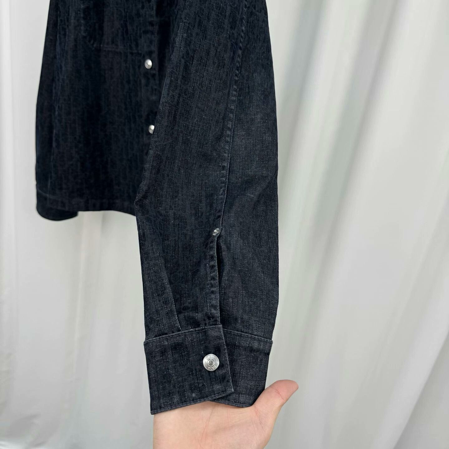 Dior dior denim shirt jacket with logo print Size US L / EU 52-54 / 3 - 4 Thumbnail