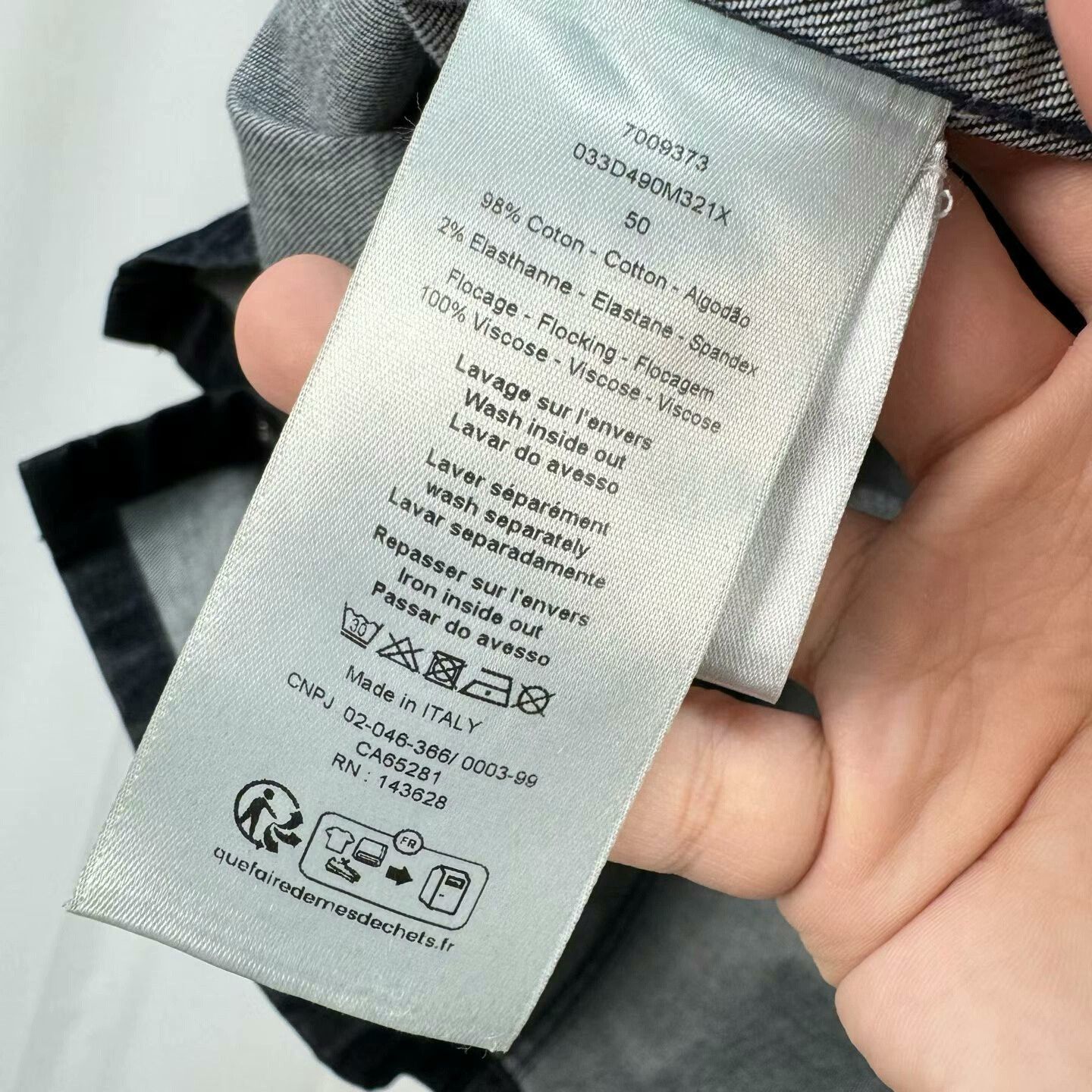 Dior dior denim shirt jacket with logo print Size US L / EU 52-54 / 3 - 5 Thumbnail