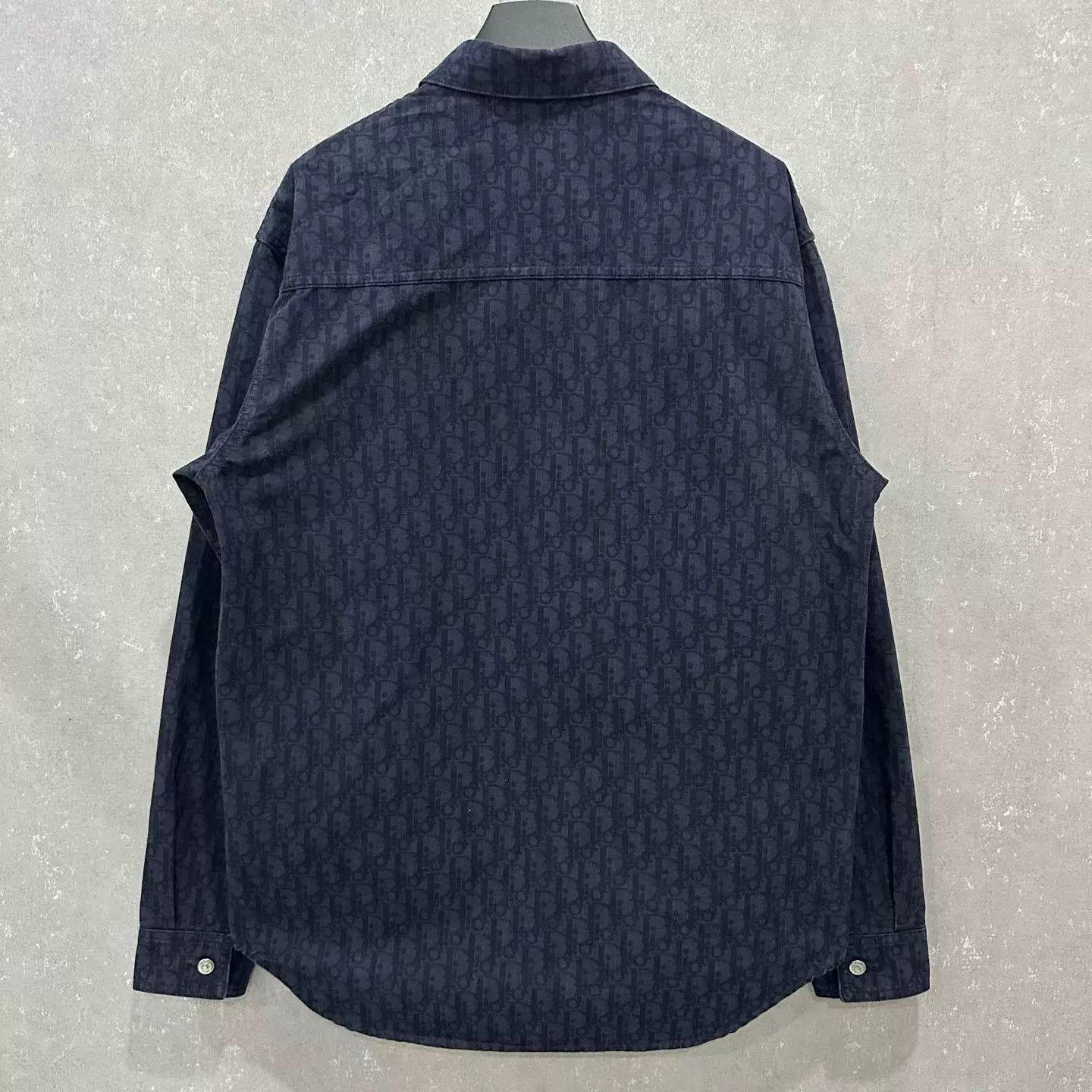 Dior dior logo print denim shirt jacket Size US L / EU 52-54 / 3 - 3 Thumbnail