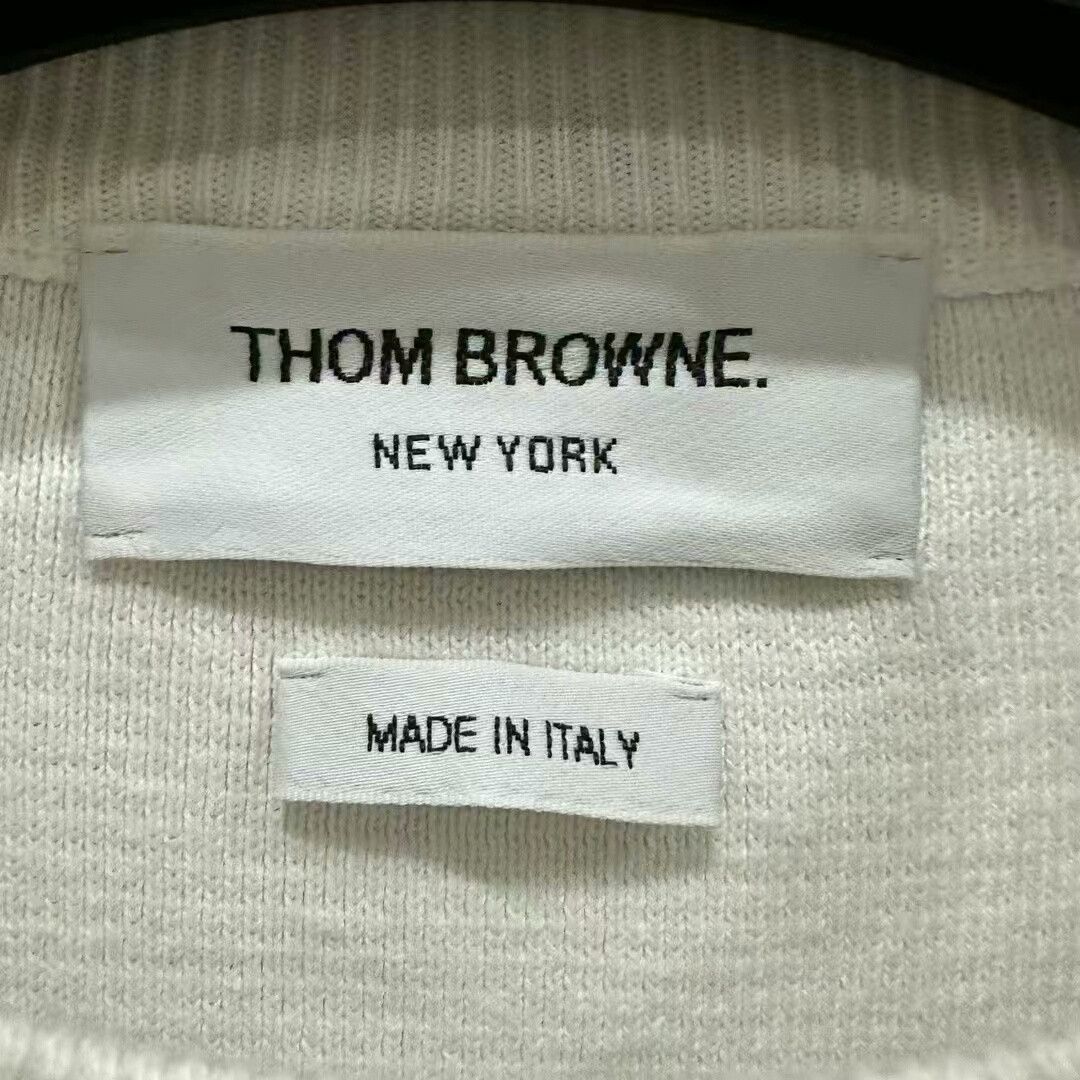 Thom Browne thom browne striped knit sweatshirt size 3 Size US L / EU 52-54 / 3 - 4 Thumbnail