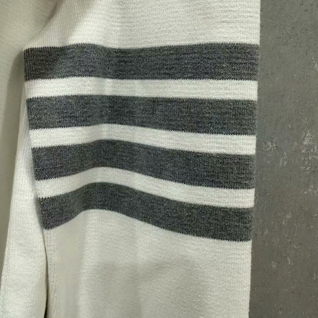 Thom Browne thom browne striped knit sweatshirt size 3 Size US L / EU 52-54 / 3 - 3 Thumbnail